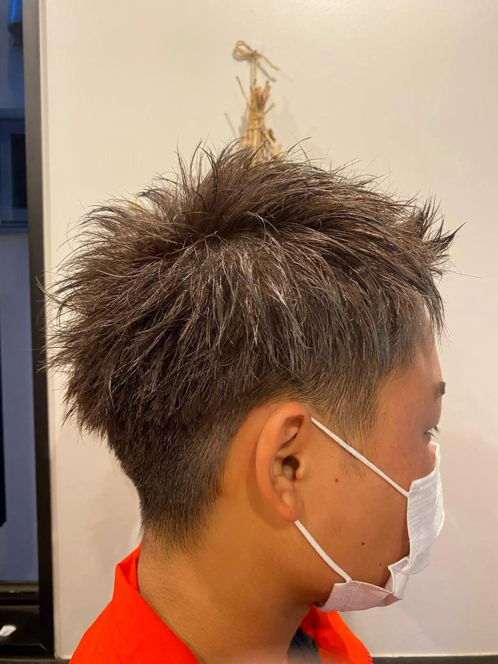 ショート カラー パーマ ヘアアレンジ メンズ カット ヘアカラー メンズパーマの巨匠 鈴木純のヘアスタイル