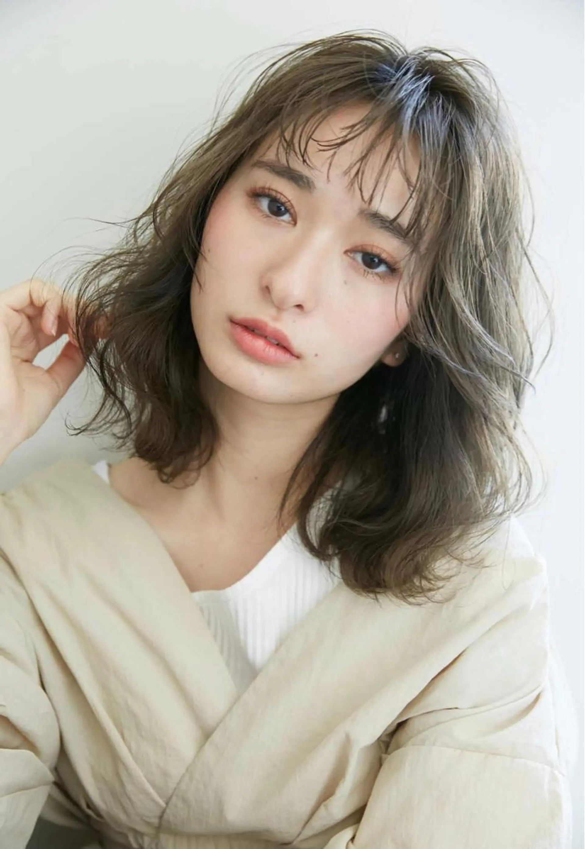 ミディアム カラー ヘアカラー JILL ユキのヘアスタイル