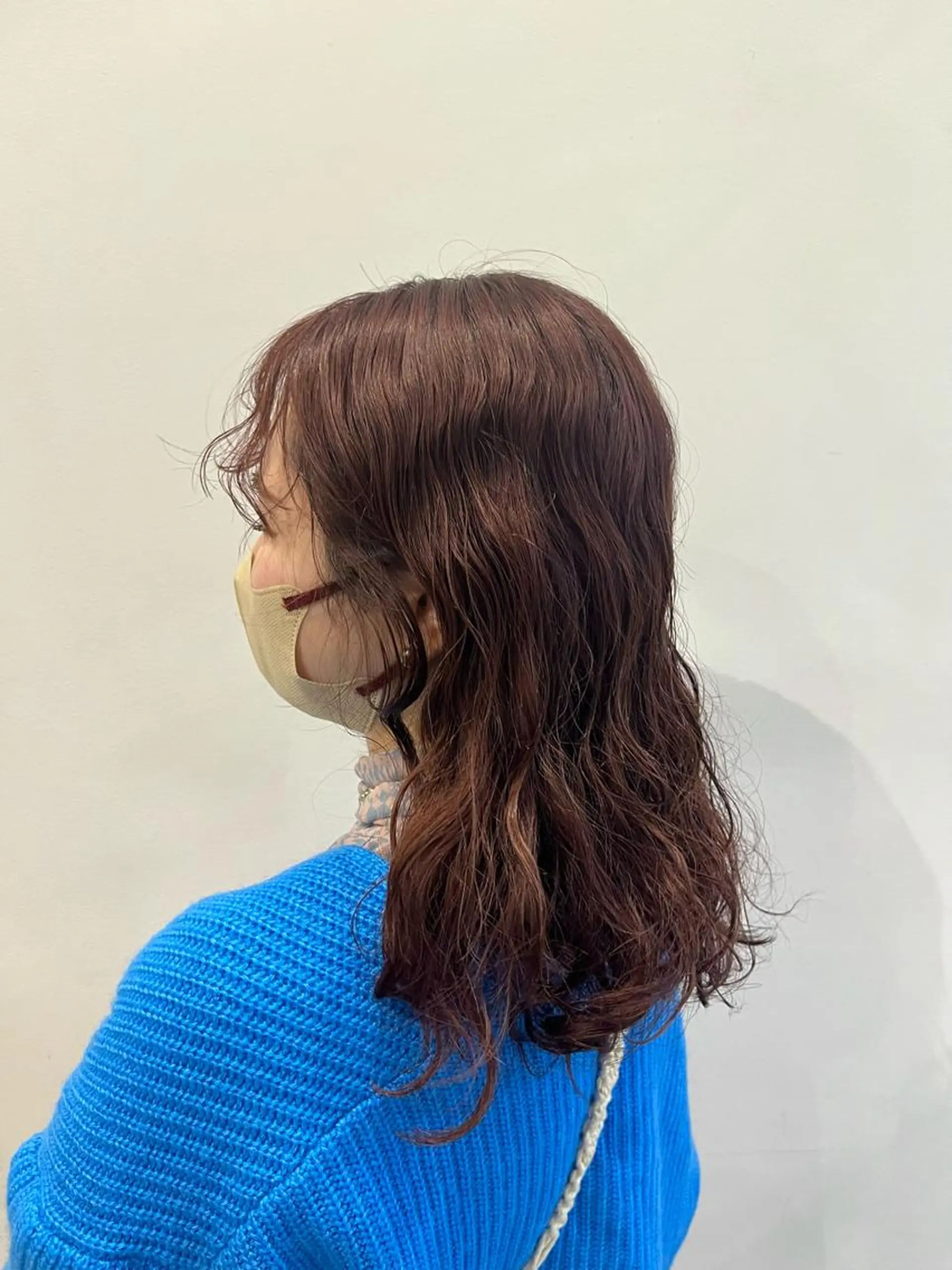 カラー ブラウンカラー レッドカラー レイヤーカット🦢 sayaのヘアスタイル