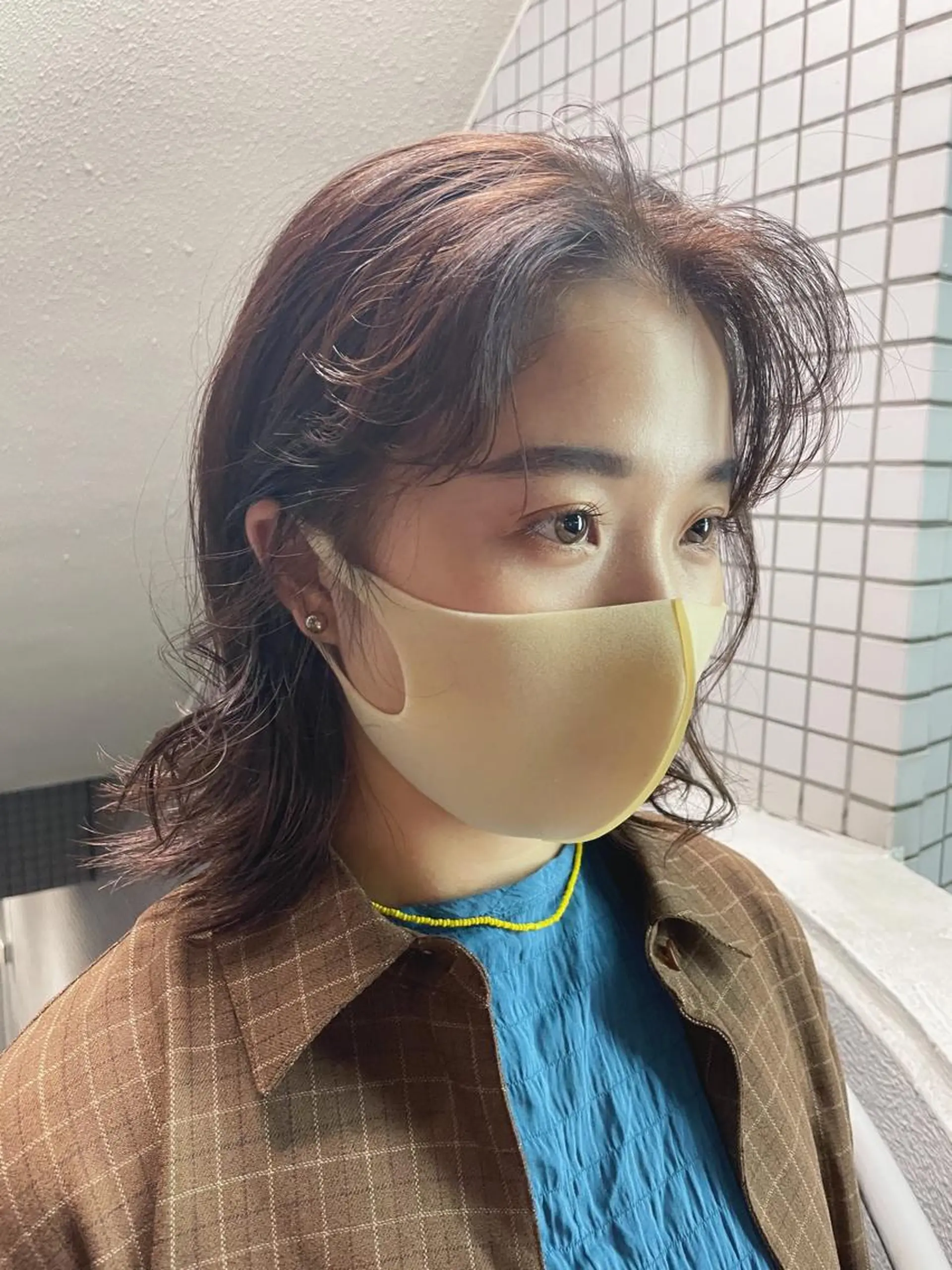 セミロング カラー Of　HAIR所属・外山 なつ美のヘアスタイル