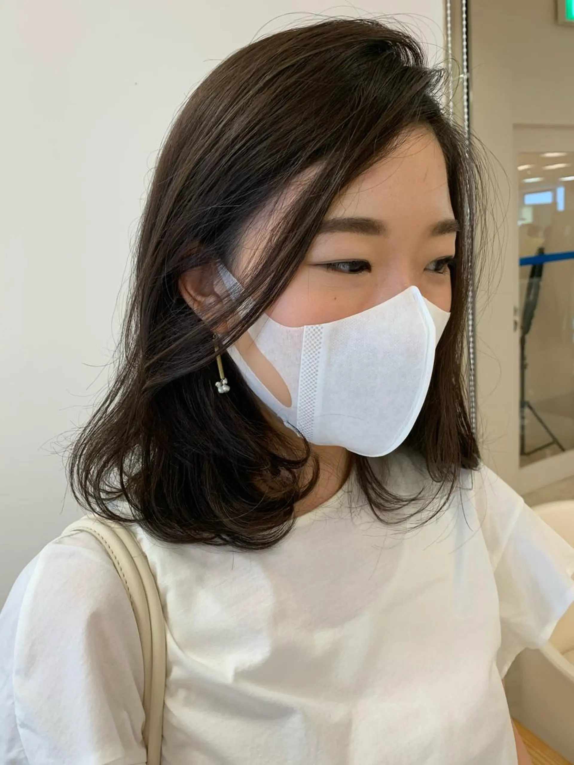 ミディアム ヘアカラー トリートメント デザインカラー🕊 石井萌のヘアスタイル