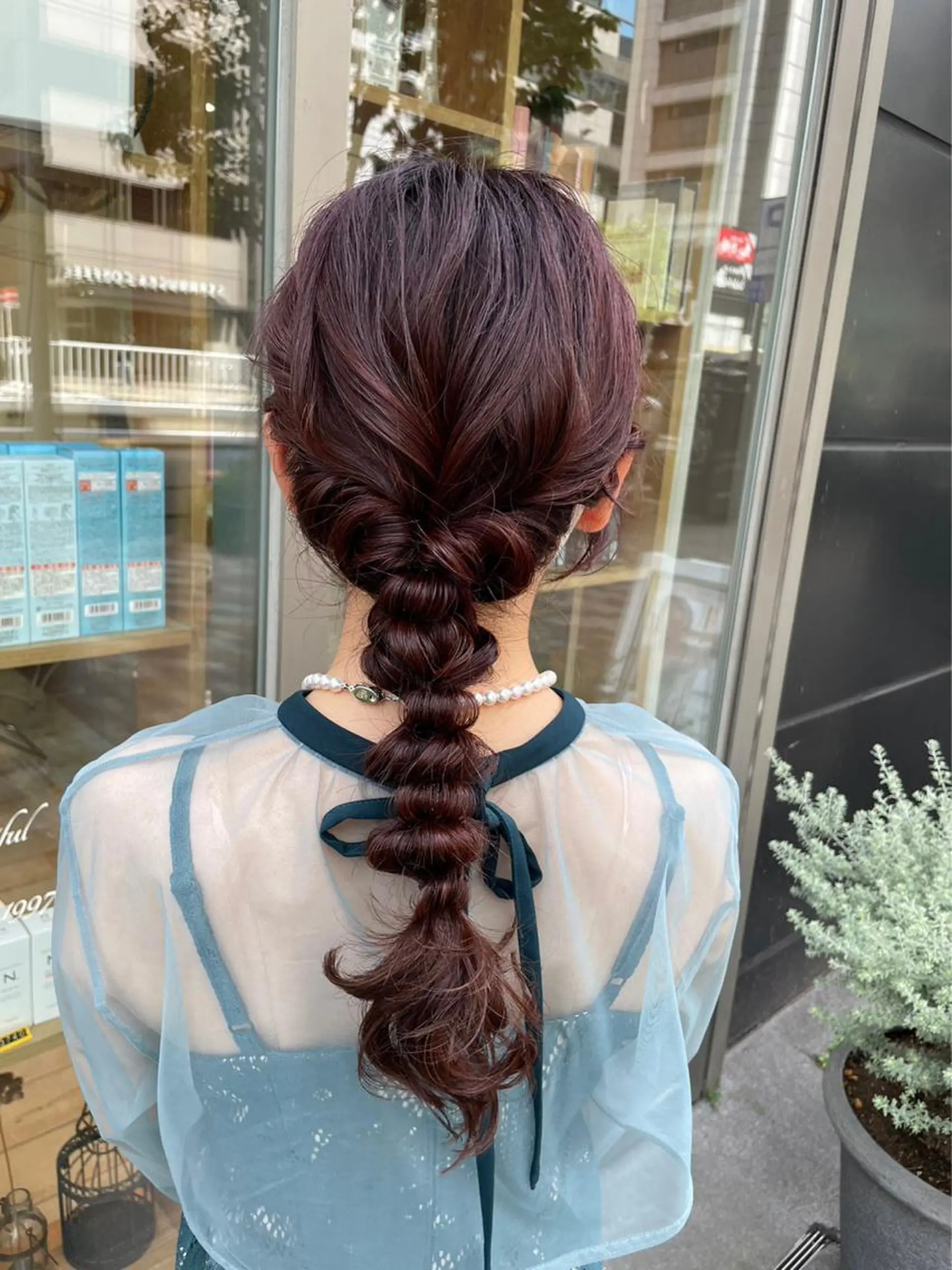 ロング ヘアセット ゆもとまひろ🫧 渋谷/メンズパーマのヘアスタイル