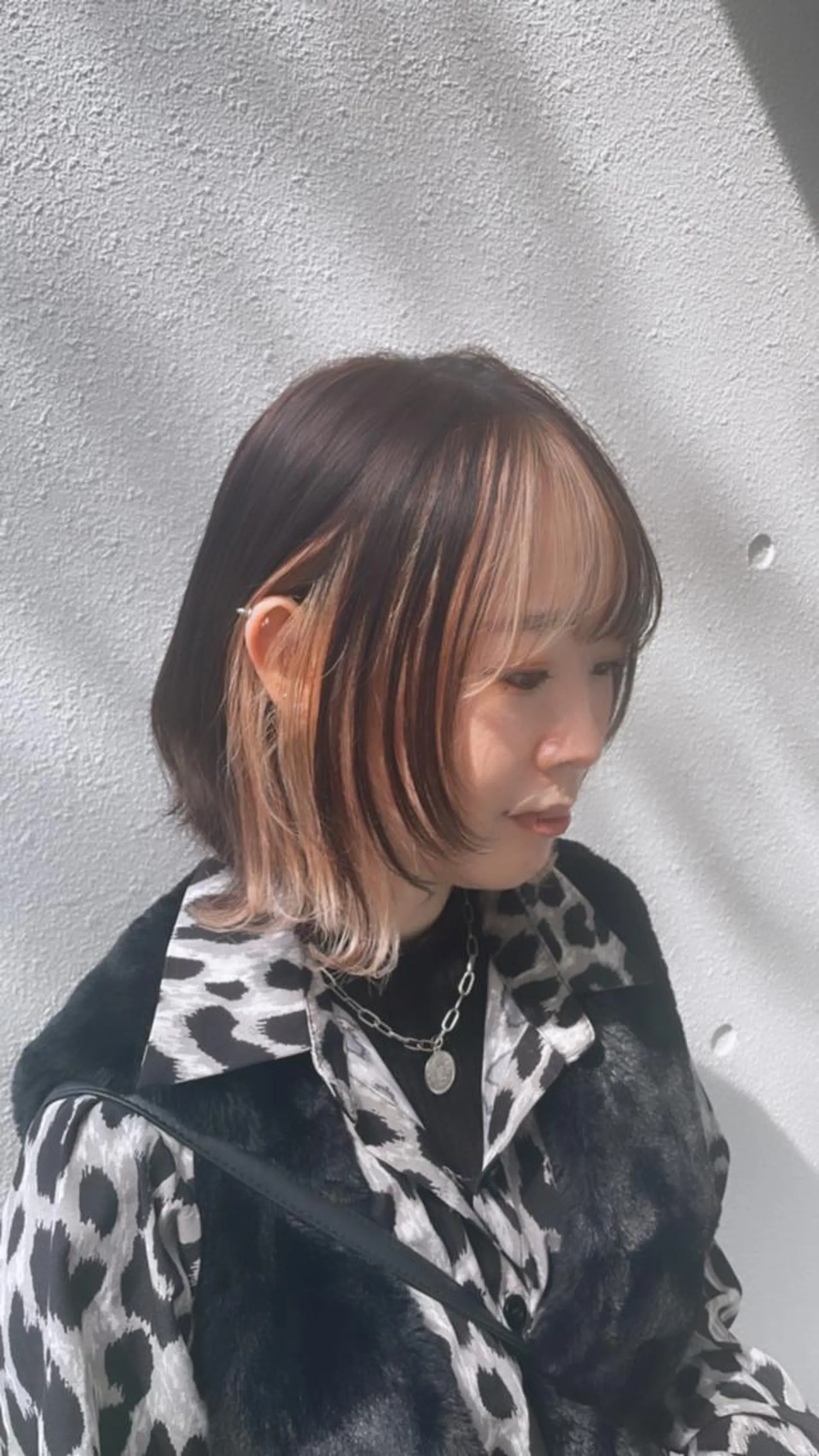 ミディアム ミストバング カット ヘアカラー トリートメント ✨トレンド特化美容師 WILL上村　拳吾のヘアスタイル