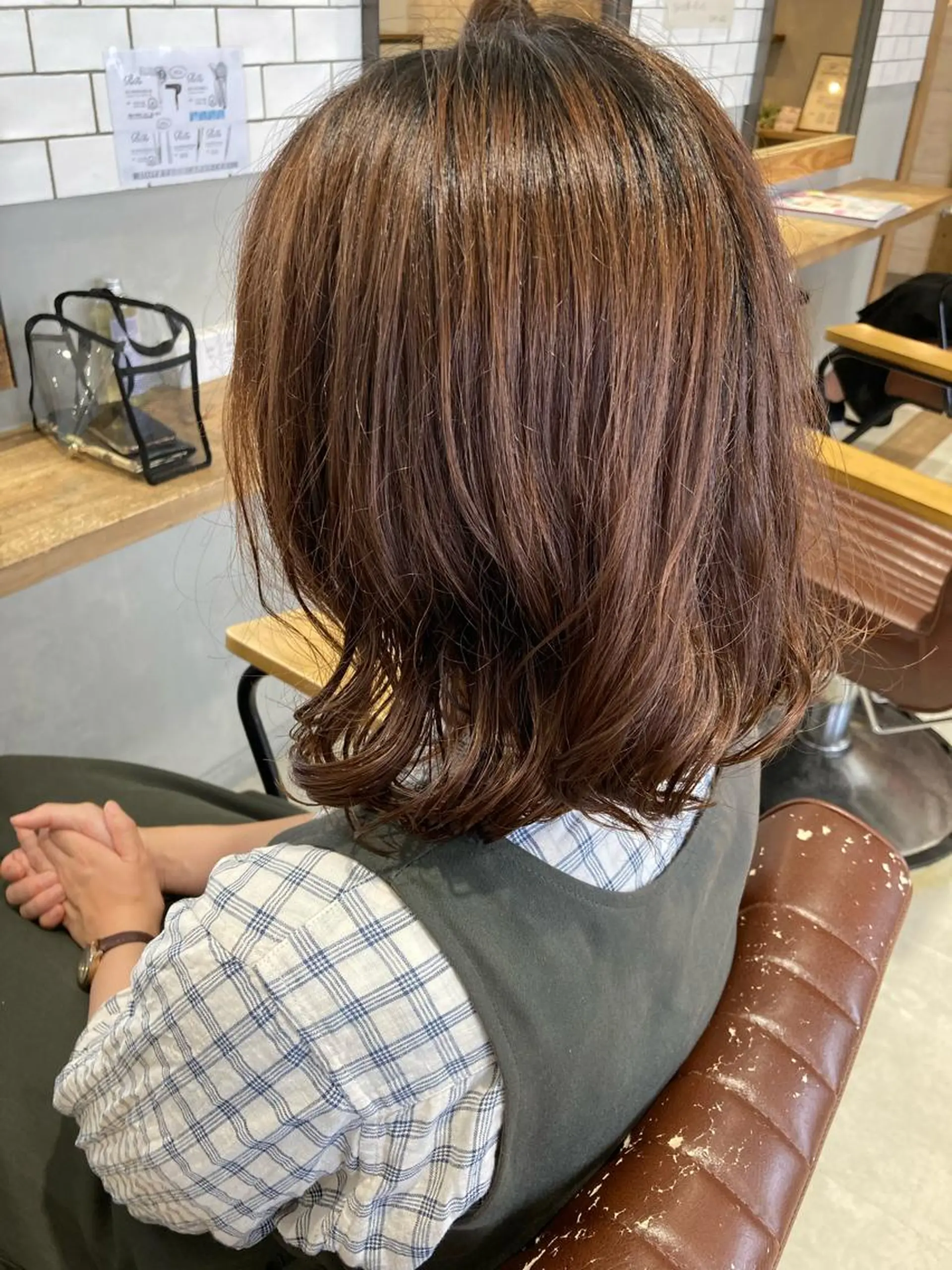 ミディアム ミディアムパーマ パーマ 菊地 優斗のヘアスタイル
