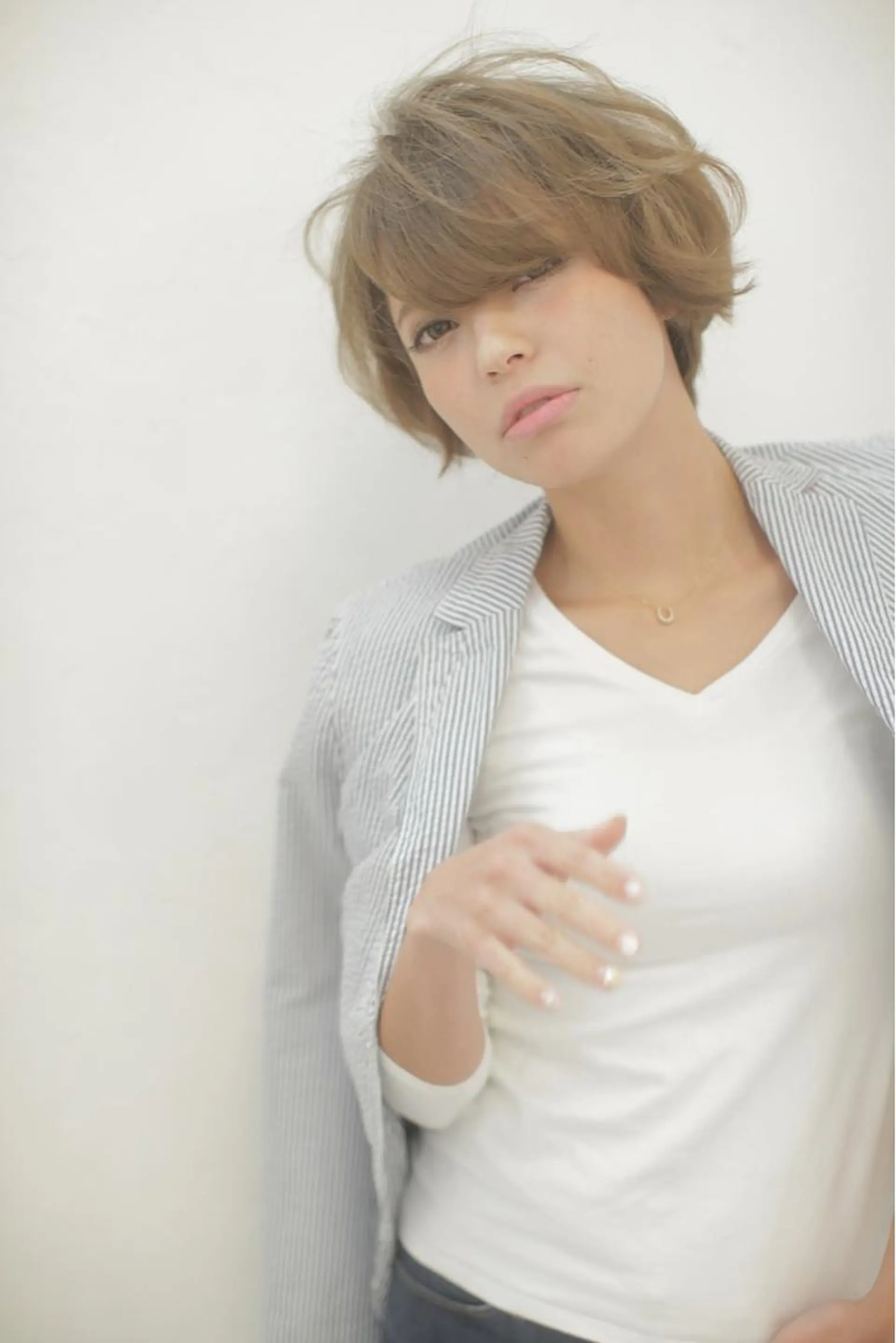 ショート ミディアム セミロング ロング カラー パーマ ヘアアレンジ marshu  梅田店所属・髪質改善 透明感×韓国風のヘアスタイル