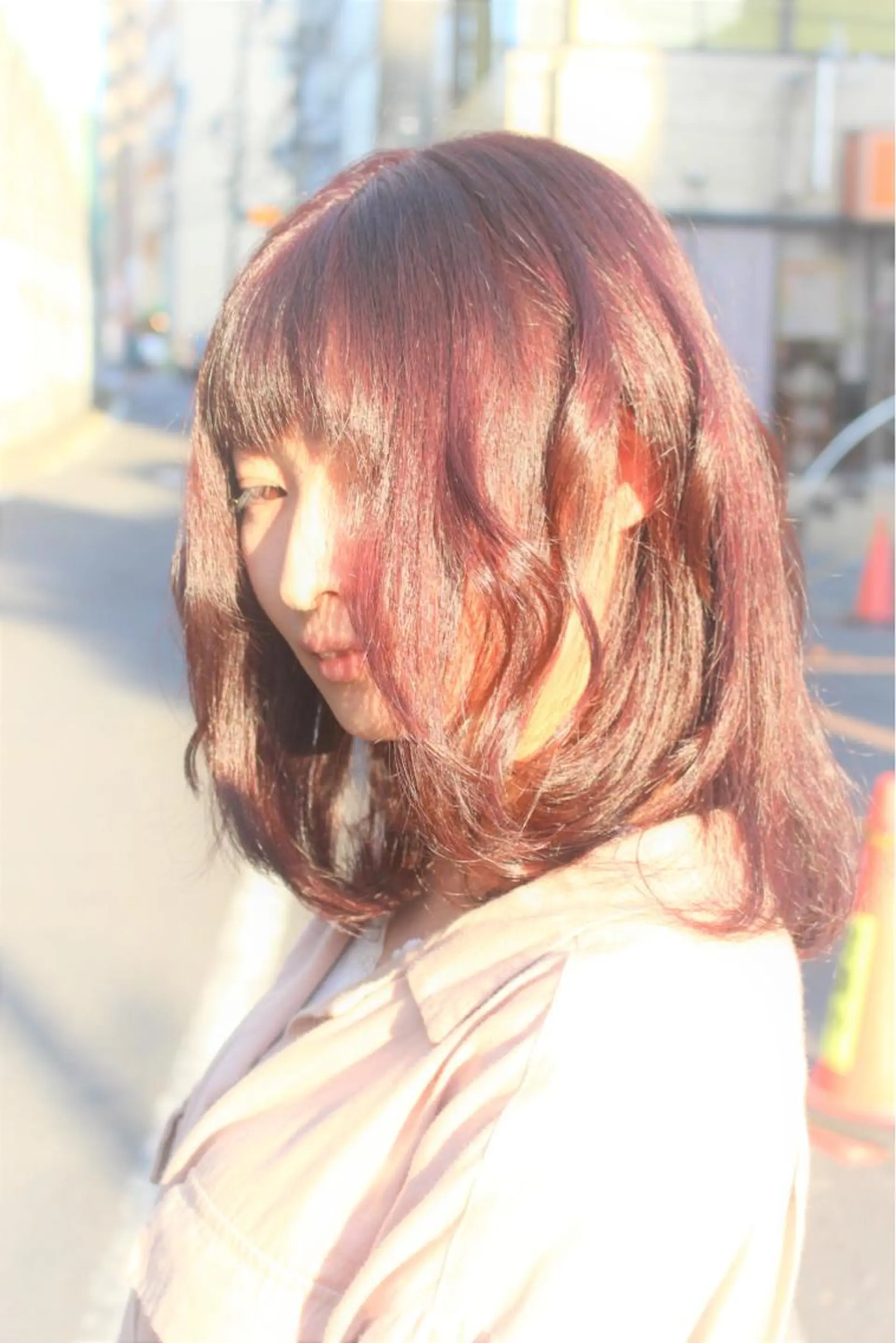 ミディアム カラー グラデーションカラー ピンクカラー 【店長】野呂 隼人のヘアスタイル