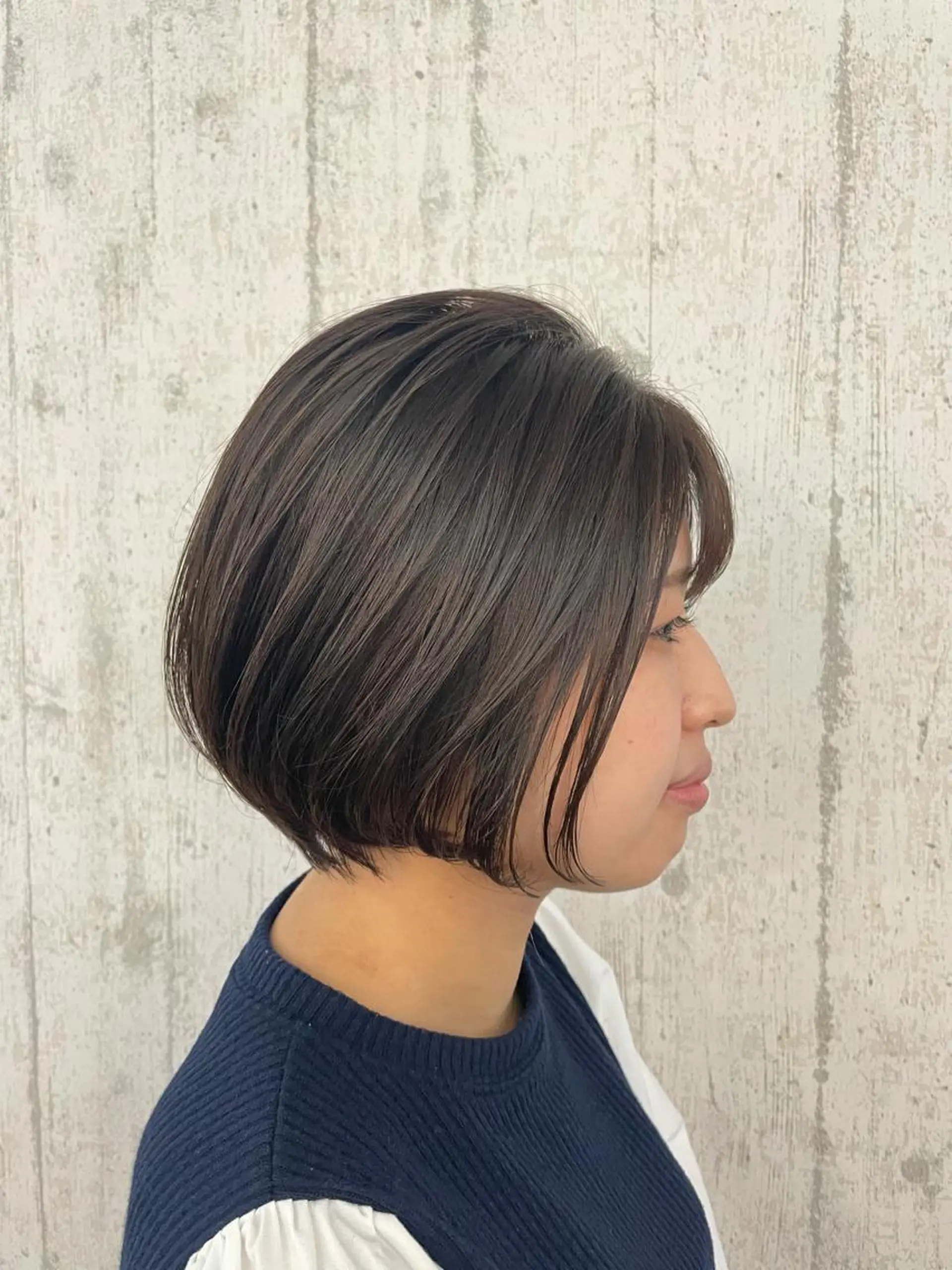 ミディアム ボブ 似合わせカット 【店長】ショート 似合わせ🦩相羽里美のヘアスタイル