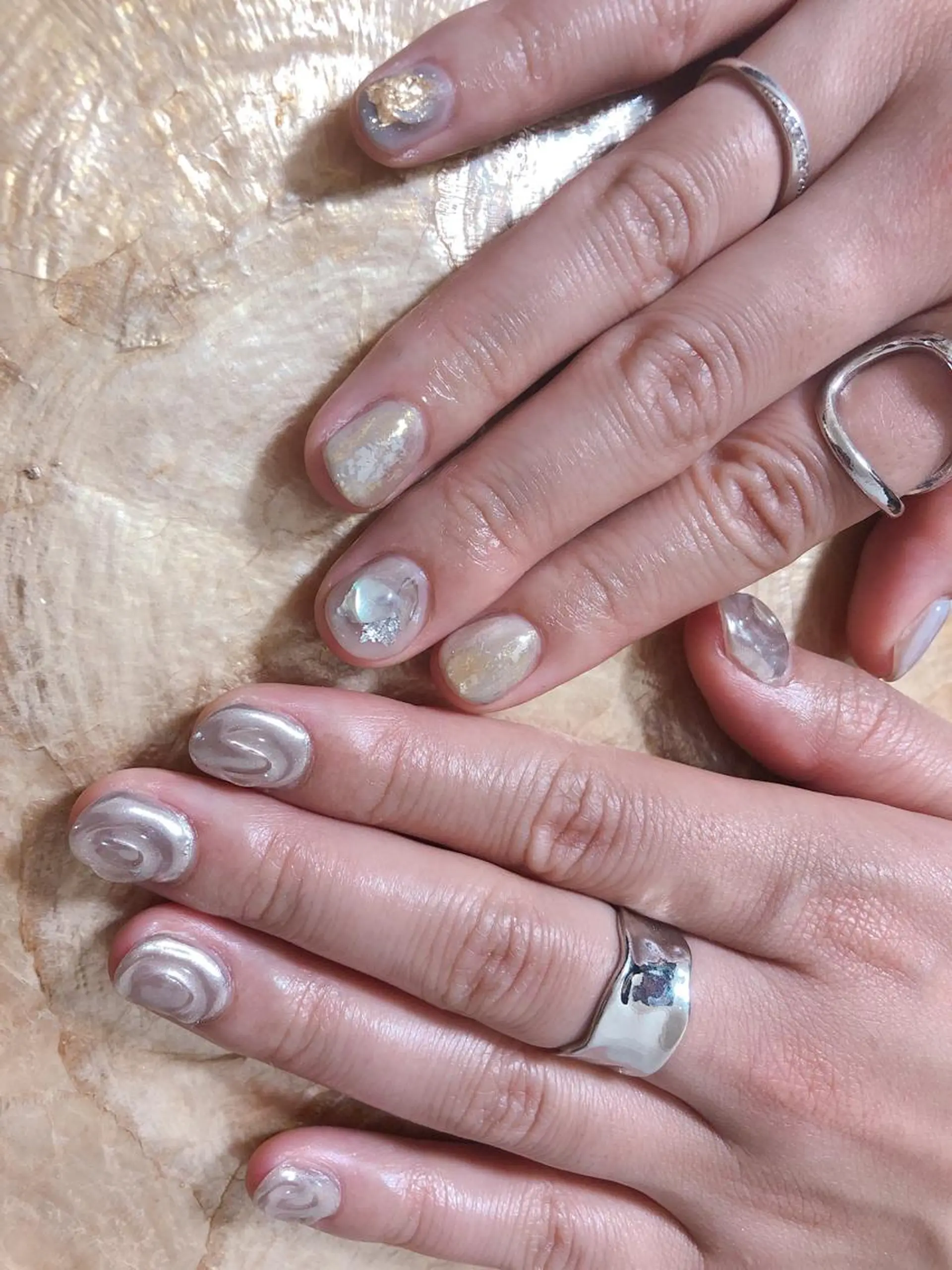 ネイル ニュアンスネイル kiki nail 二子玉川のネイルデザイン