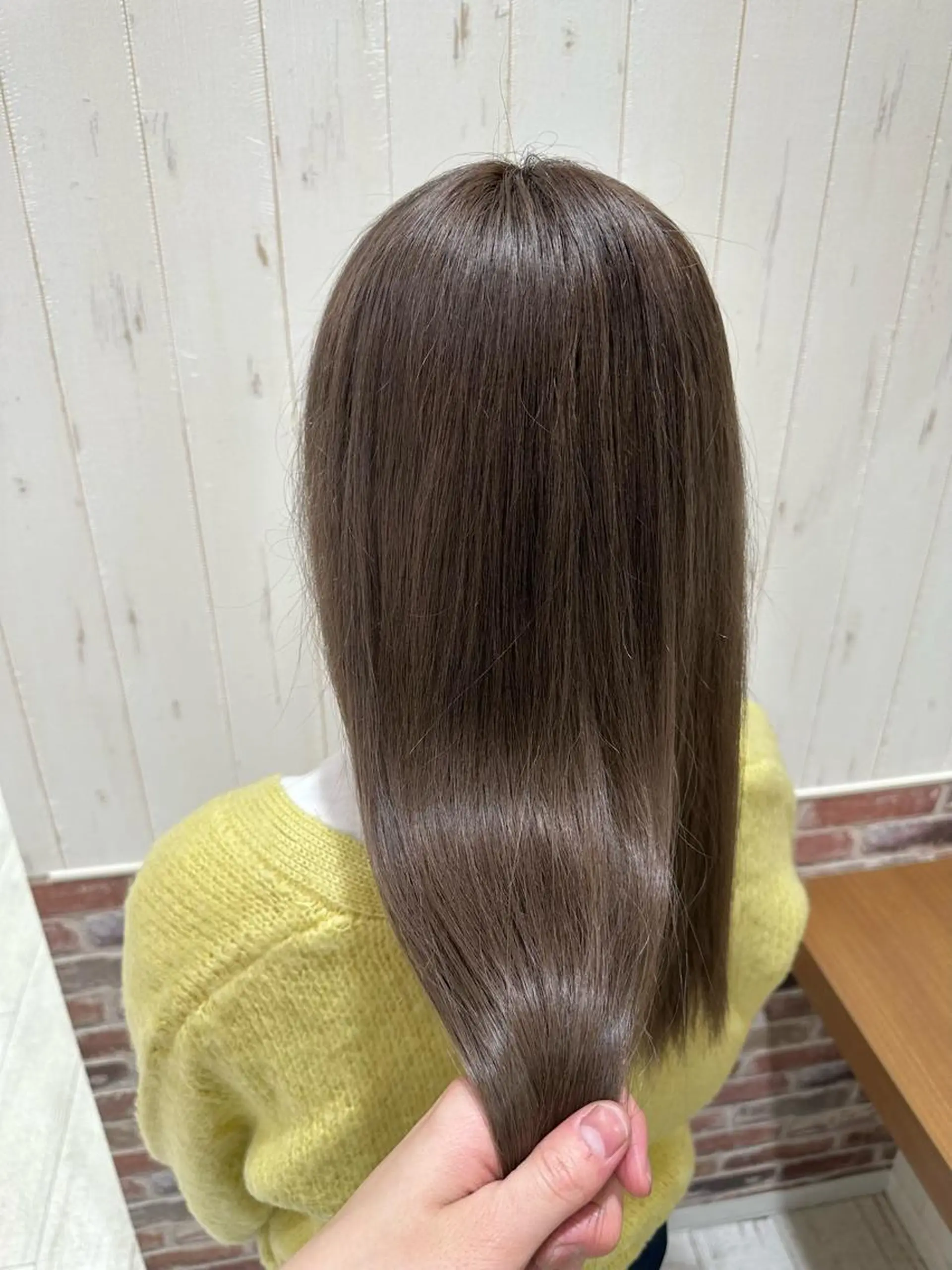 ロング カラー カット ヘアカラー soin de brace 立花店所属・原 壱弥のヘアスタイル