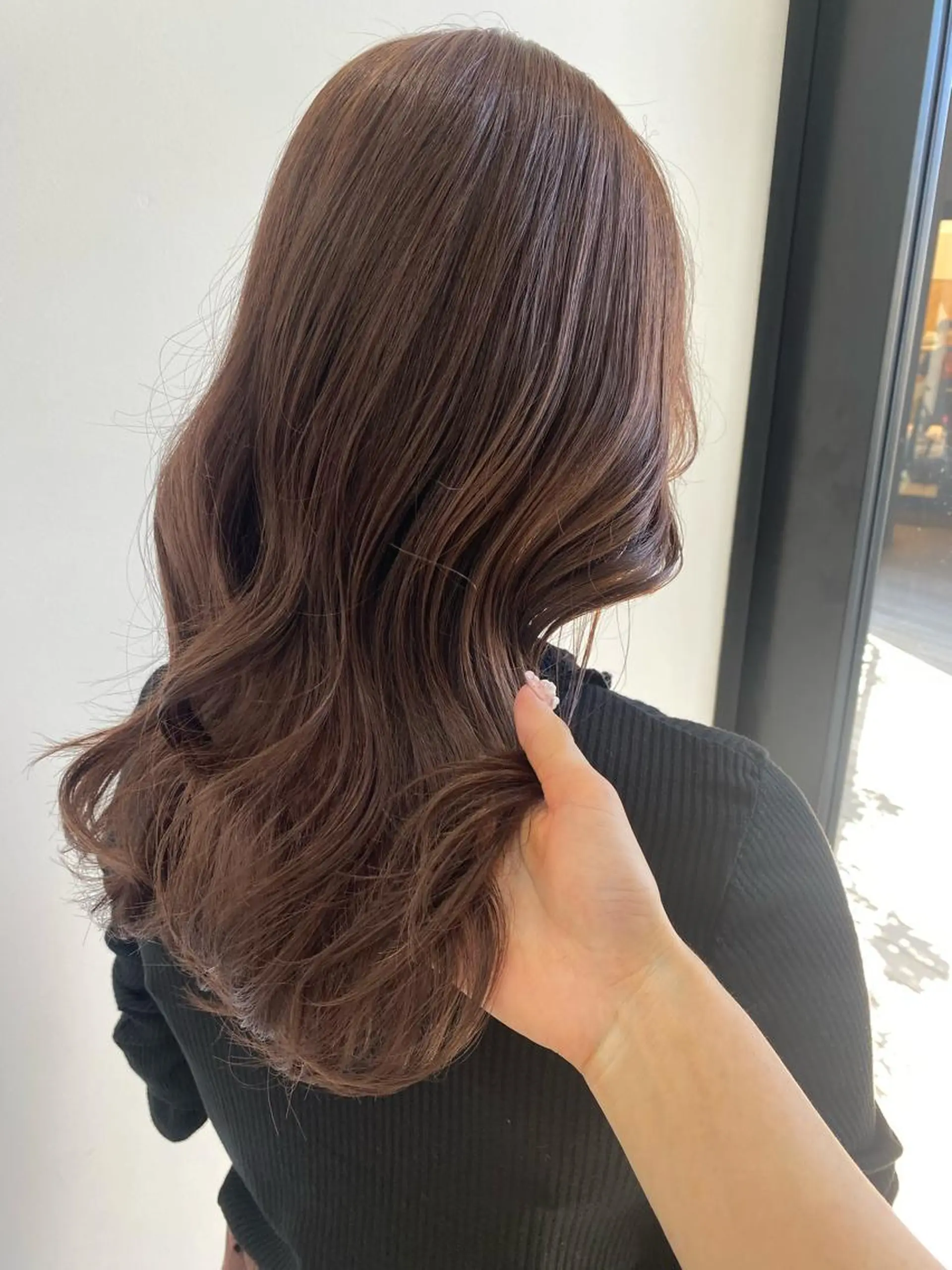 セミロング カラー カット 韓国風レイヤーカット 🍒サンジキ アカリのヘアスタイル