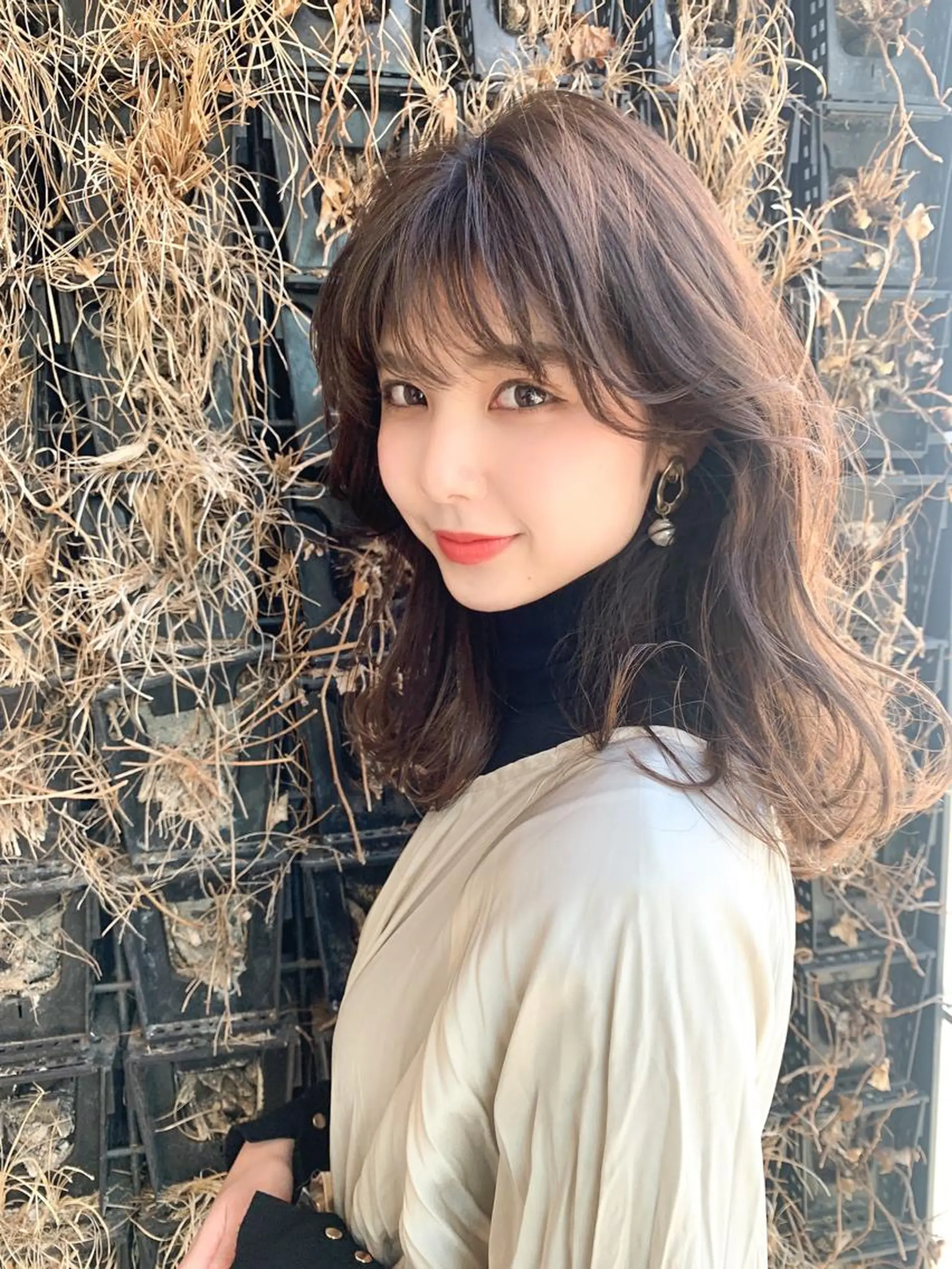 ロング 💗ブリーチなし 透け感💗徳井はやとのヘアスタイル