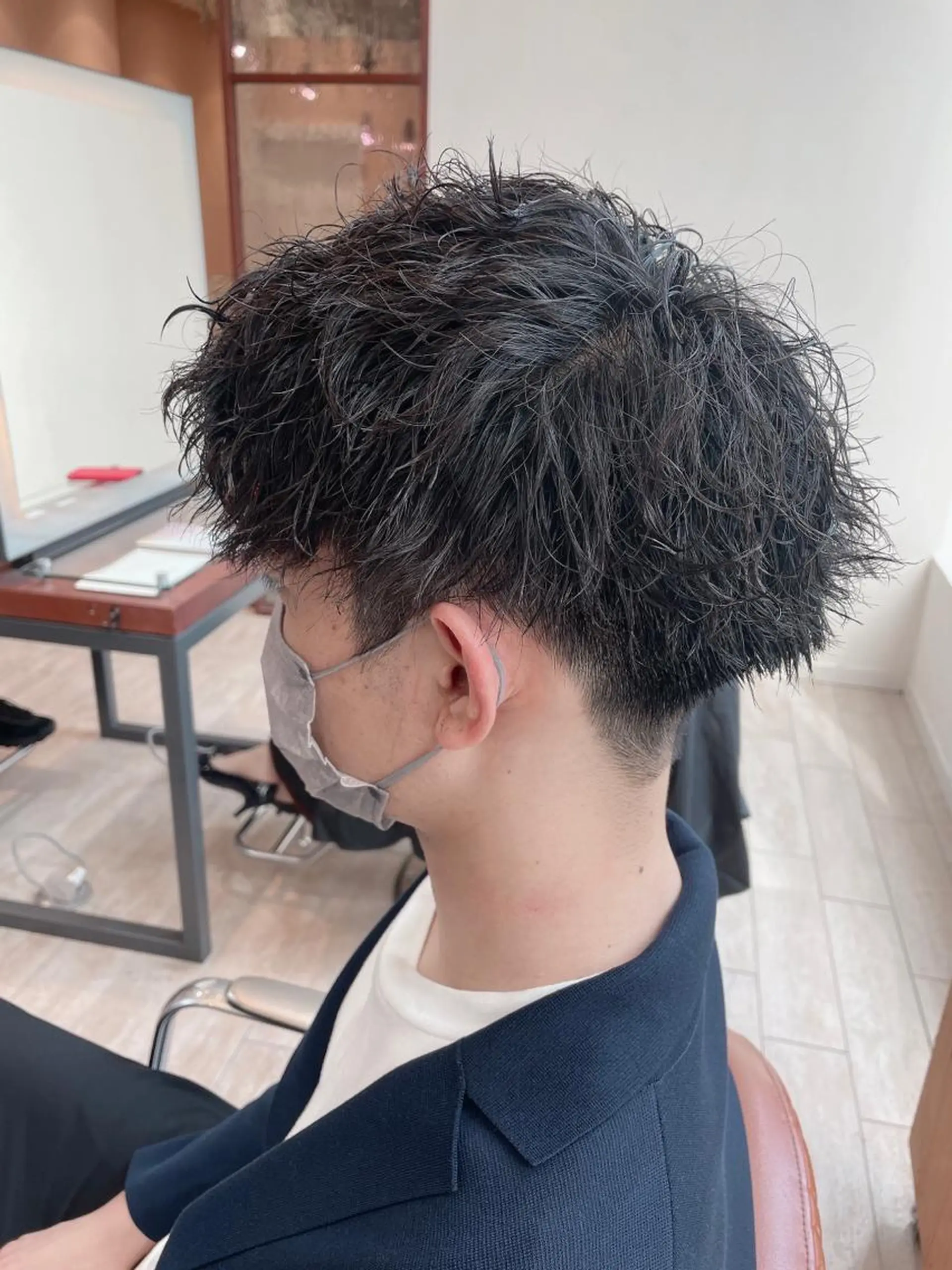 パーマ メンズ 刈り上げ カット パーマ 🦖鶴岡香純🦖 産休中のヘアスタイル