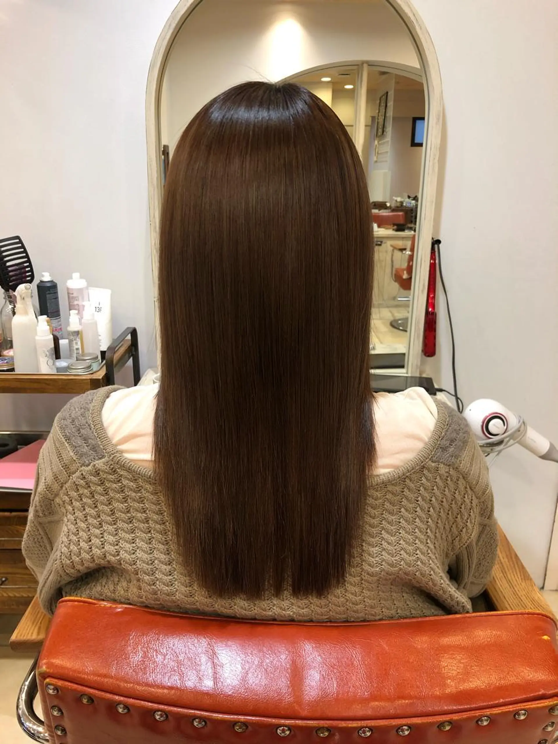 ロング 髪質改善 トリートメント \脱・うねり& 広がり/gite菊のヘアスタイル