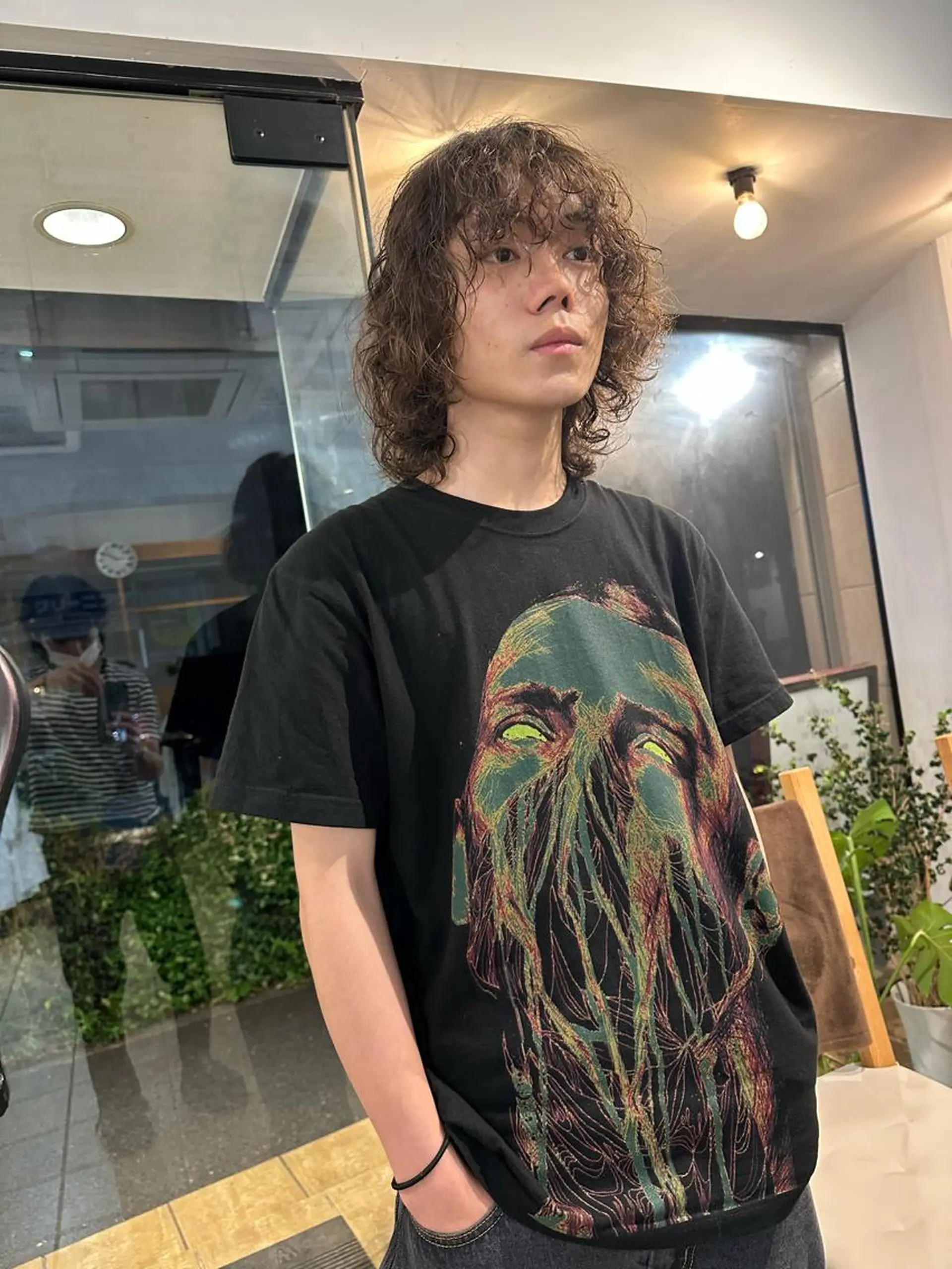 ミディアム メンズ 渋谷 ミモザワークス タニグチヨシユキのヘアスタイル