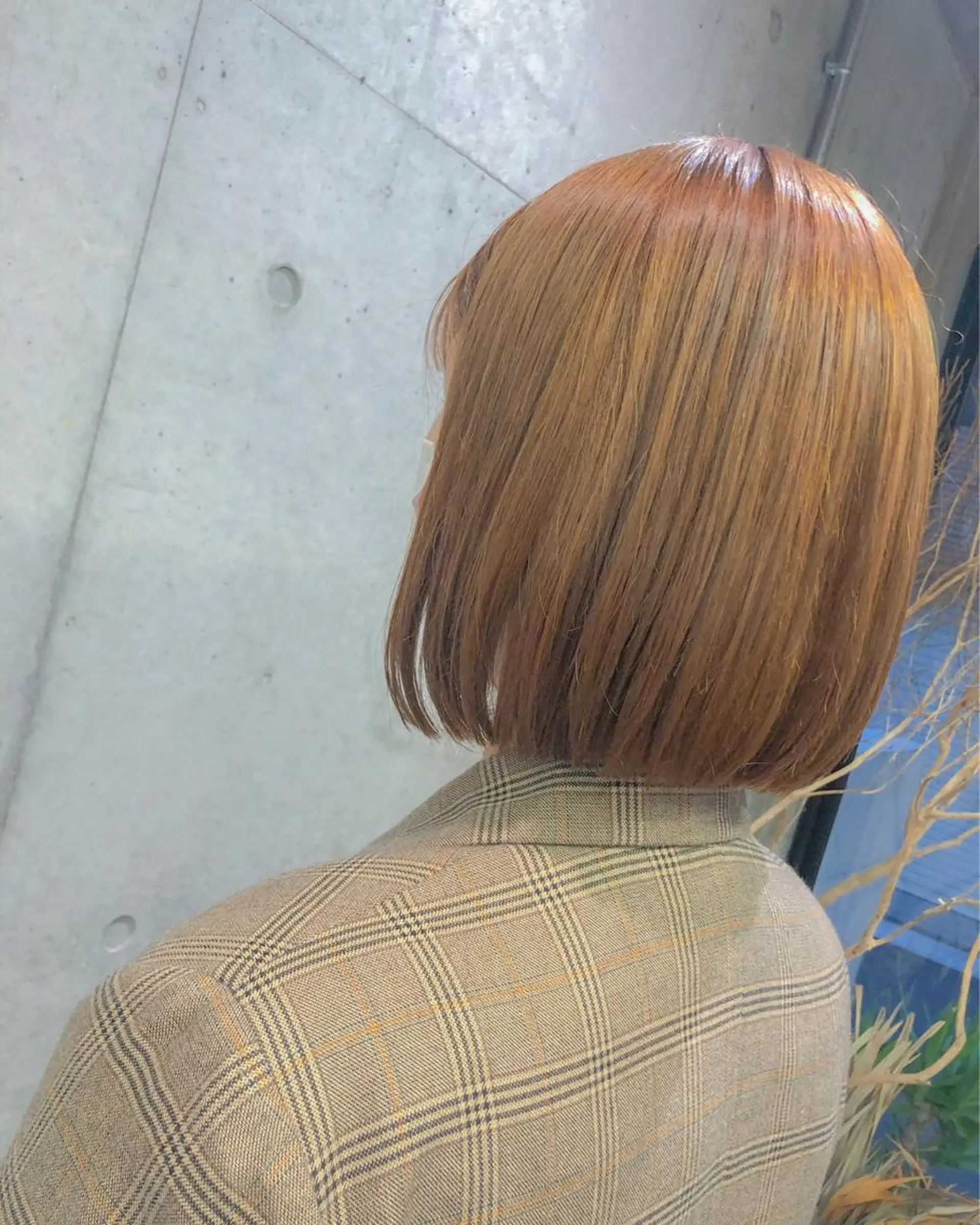 ショート カラー ヘアアレンジ ハイトーンカラー ボブ rii-🩰 トレンド韓国ヘアのヘアスタイル