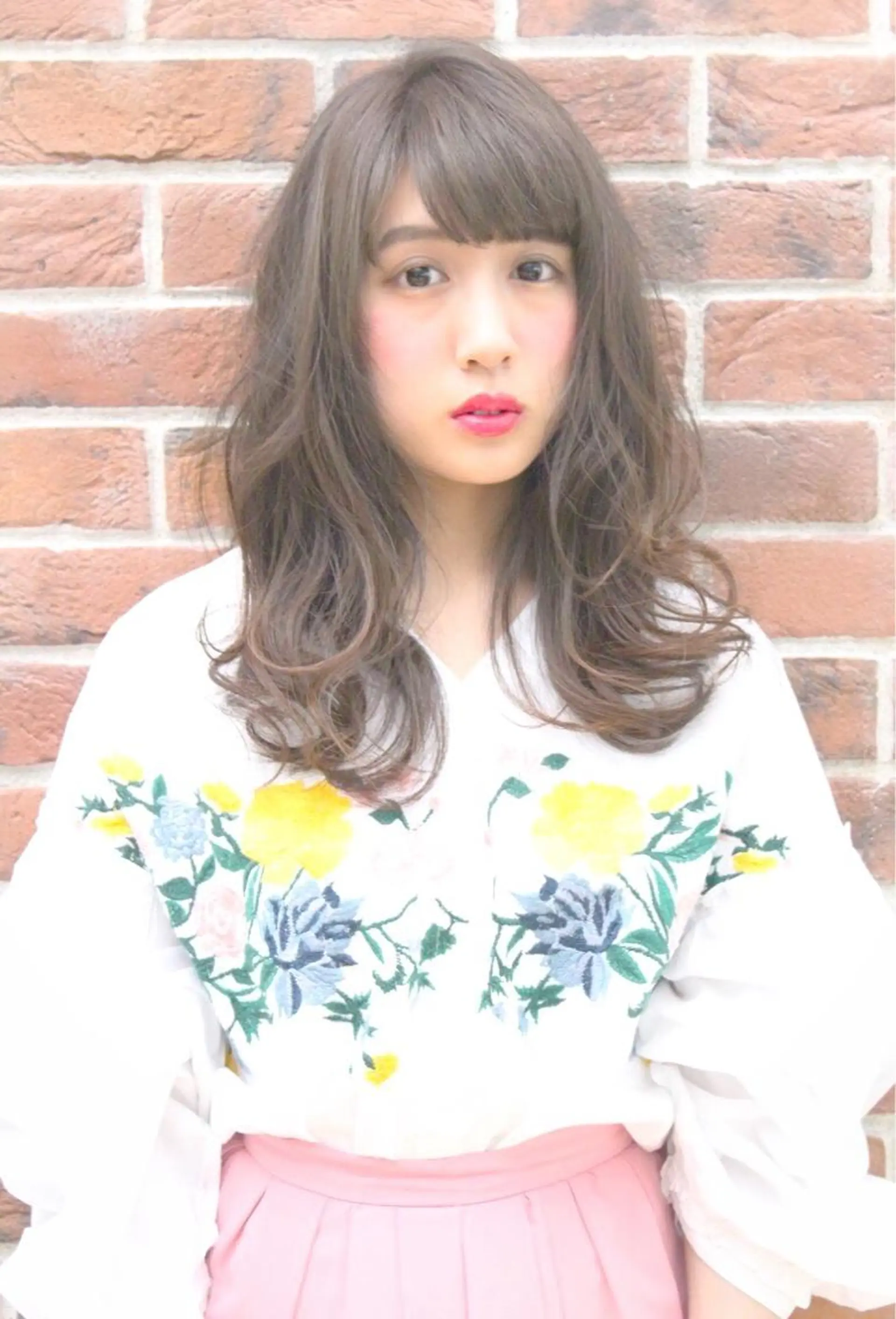 ミディアム カラー パーマ 🤲ヘッドスパ🤲 たにぐち✂️あつしのヘアスタイル
