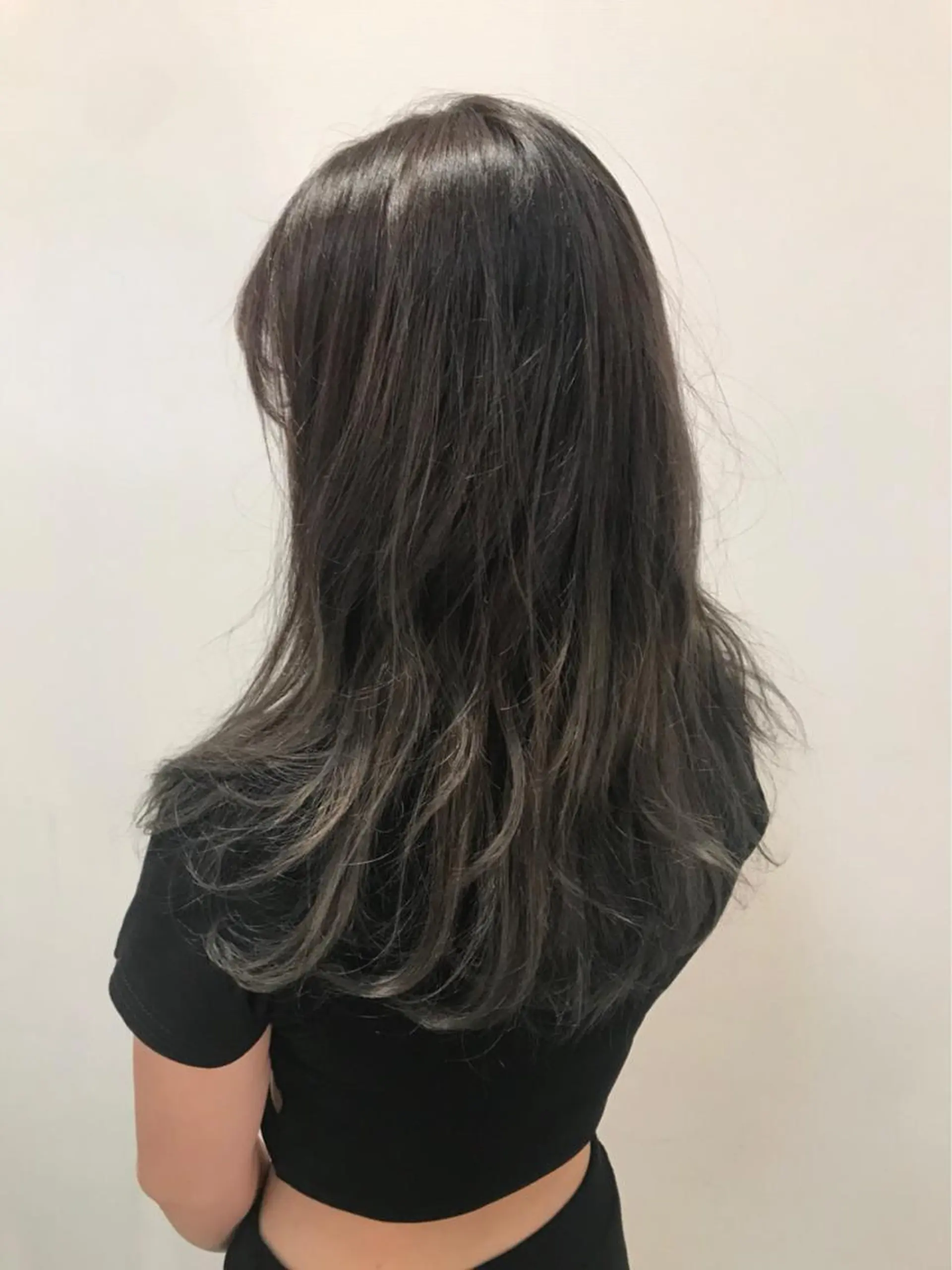 ロング カラー たなか ちあきのヘアスタイル