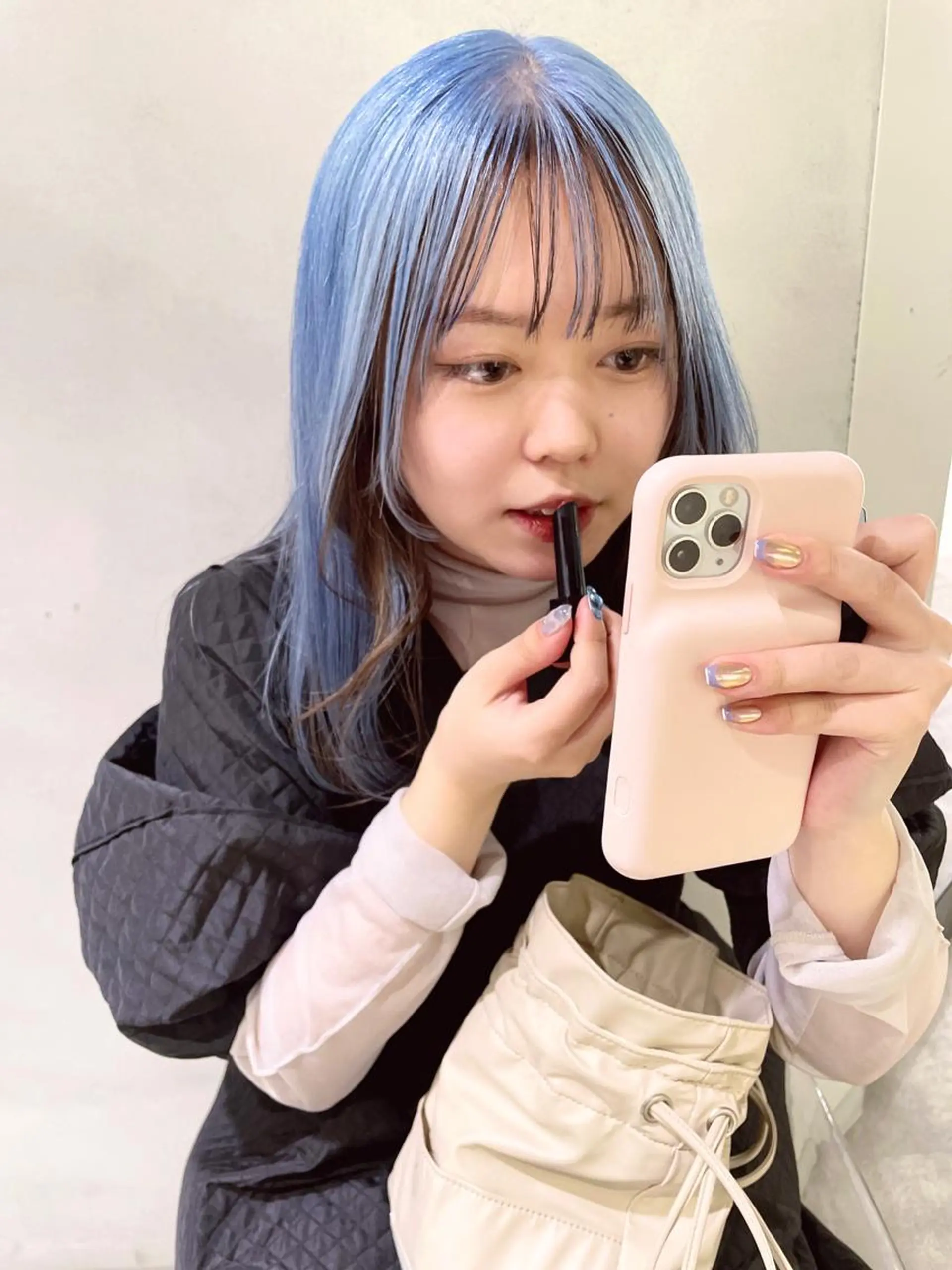 セミロング カラー ブリーチ ヘアカラー トリートメント 心斎橋/ブリーチ minamiのヘアスタイル