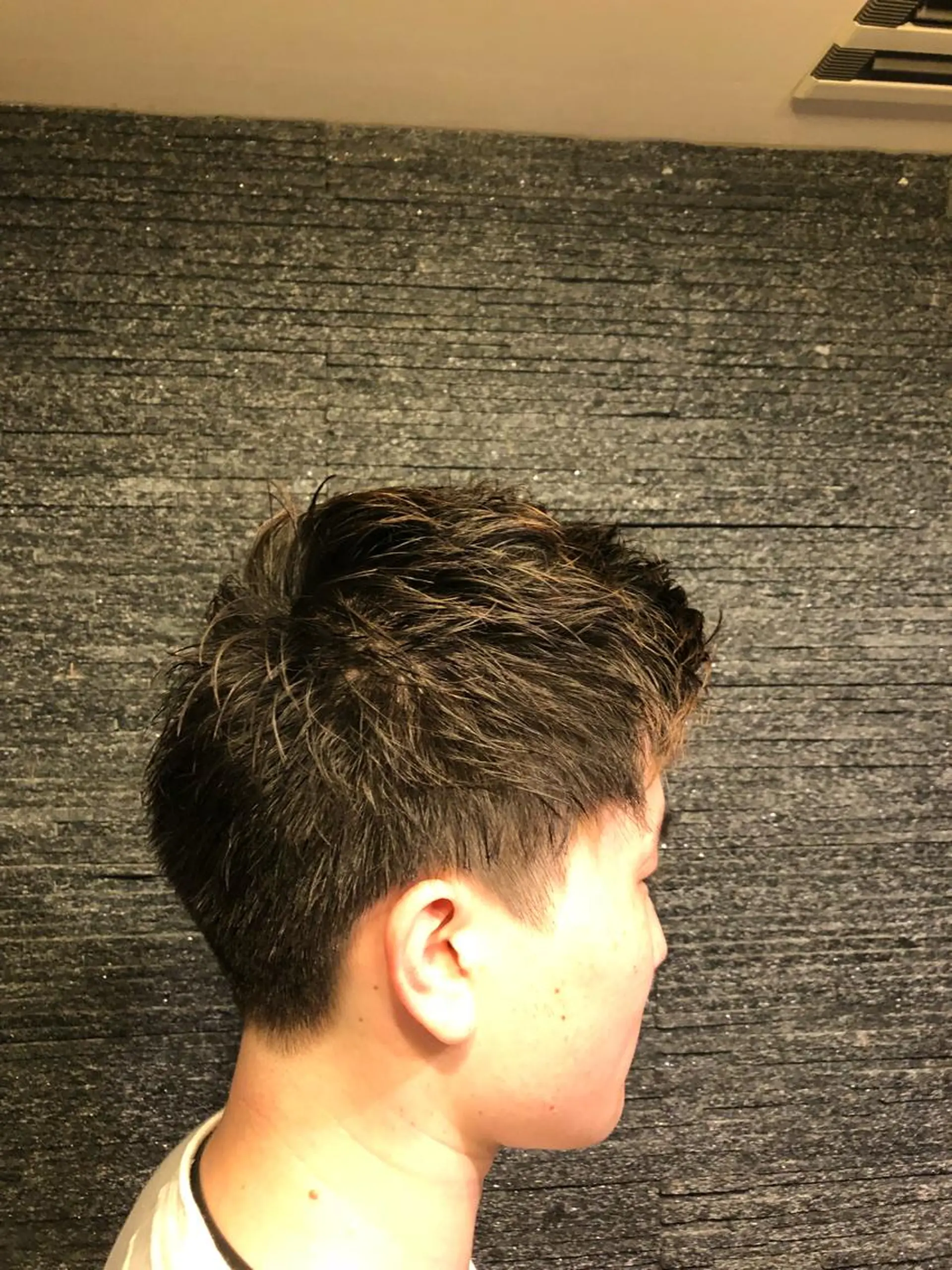 ショート パーマ メンズ ヒロ銀座所属・牧 颯斗のヘアスタイル