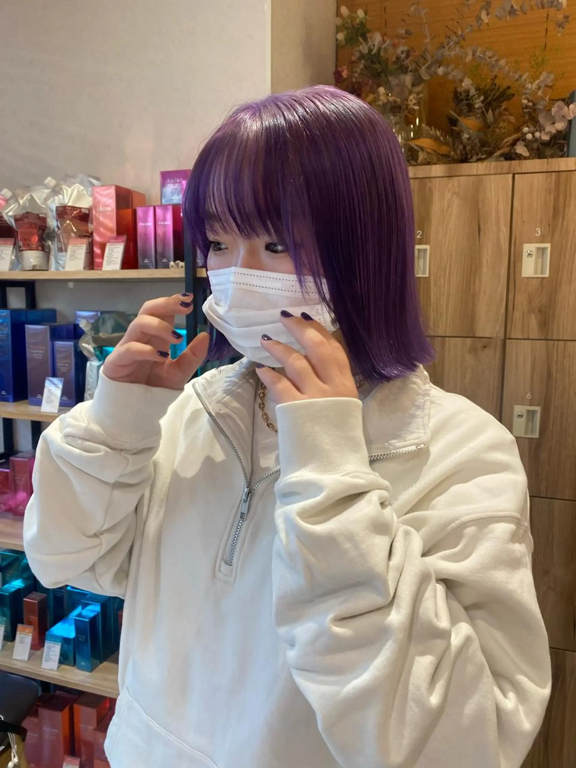 ショート カラー ヘアカラー トリートメント ヘッドスパ パーマ指名No1 /namiのヘアスタイル