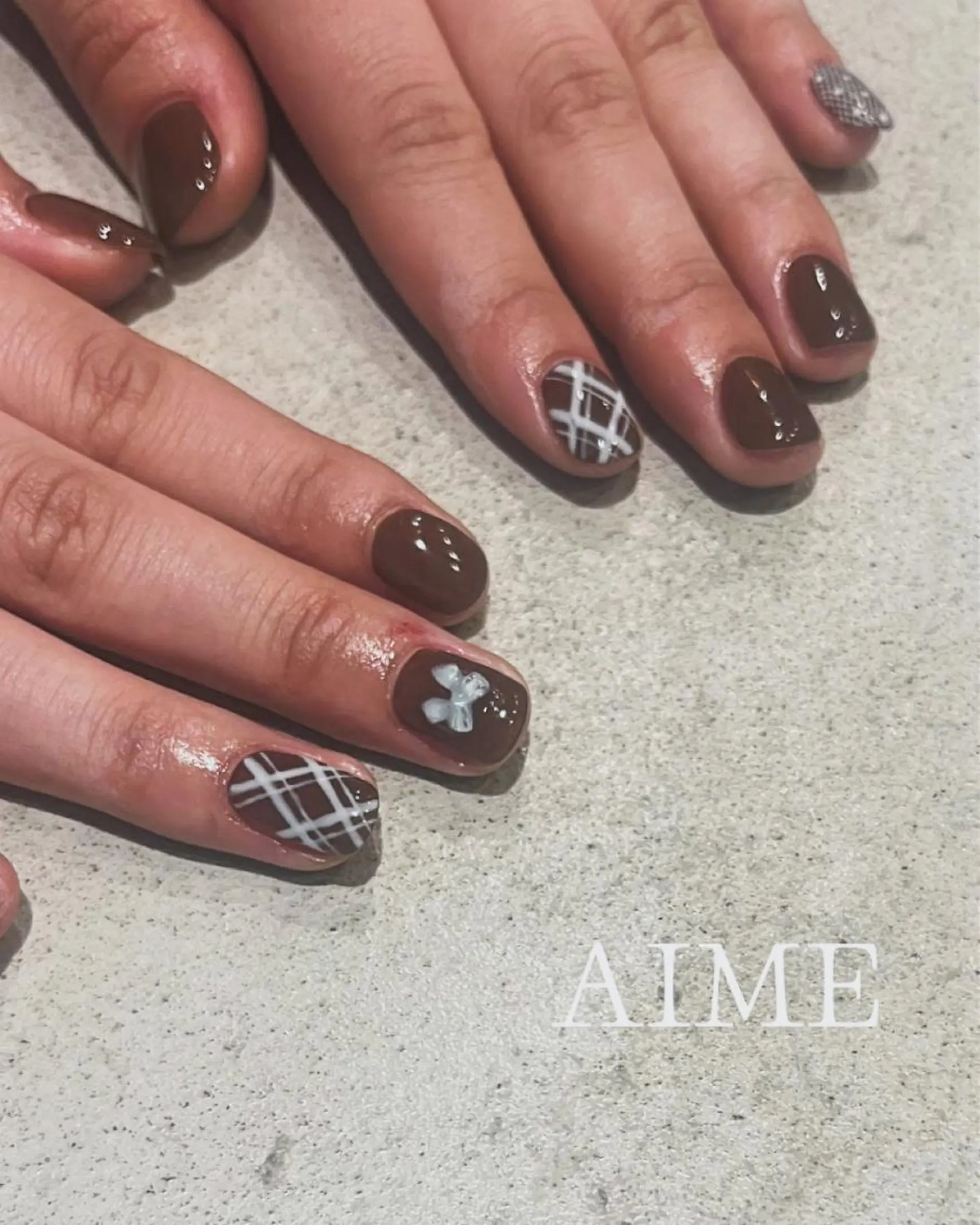 ネイル アートネイル ハンドネイル AIME (yuuka)のネイルデザイン