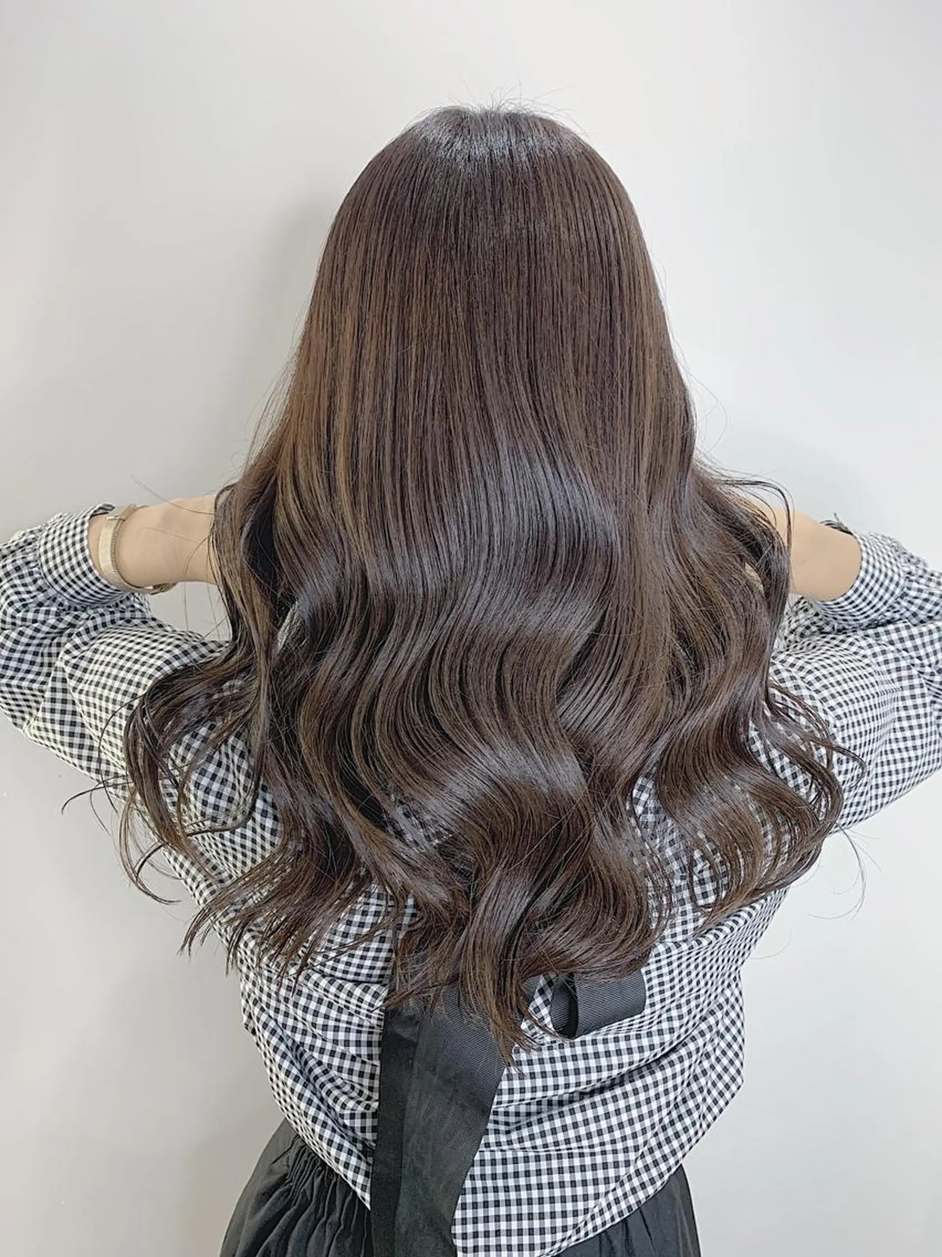 ロング カラー ヘアアレンジ 結婚式・ブライダル 丸みショート アディクシーカラー ベージュカラー 透明感カラー カット ヘアカラー トリートメント ヘッドスパ ヘアセット レイヤーカット/艶髪 🎀笠原 優花🎀のヘアスタイル