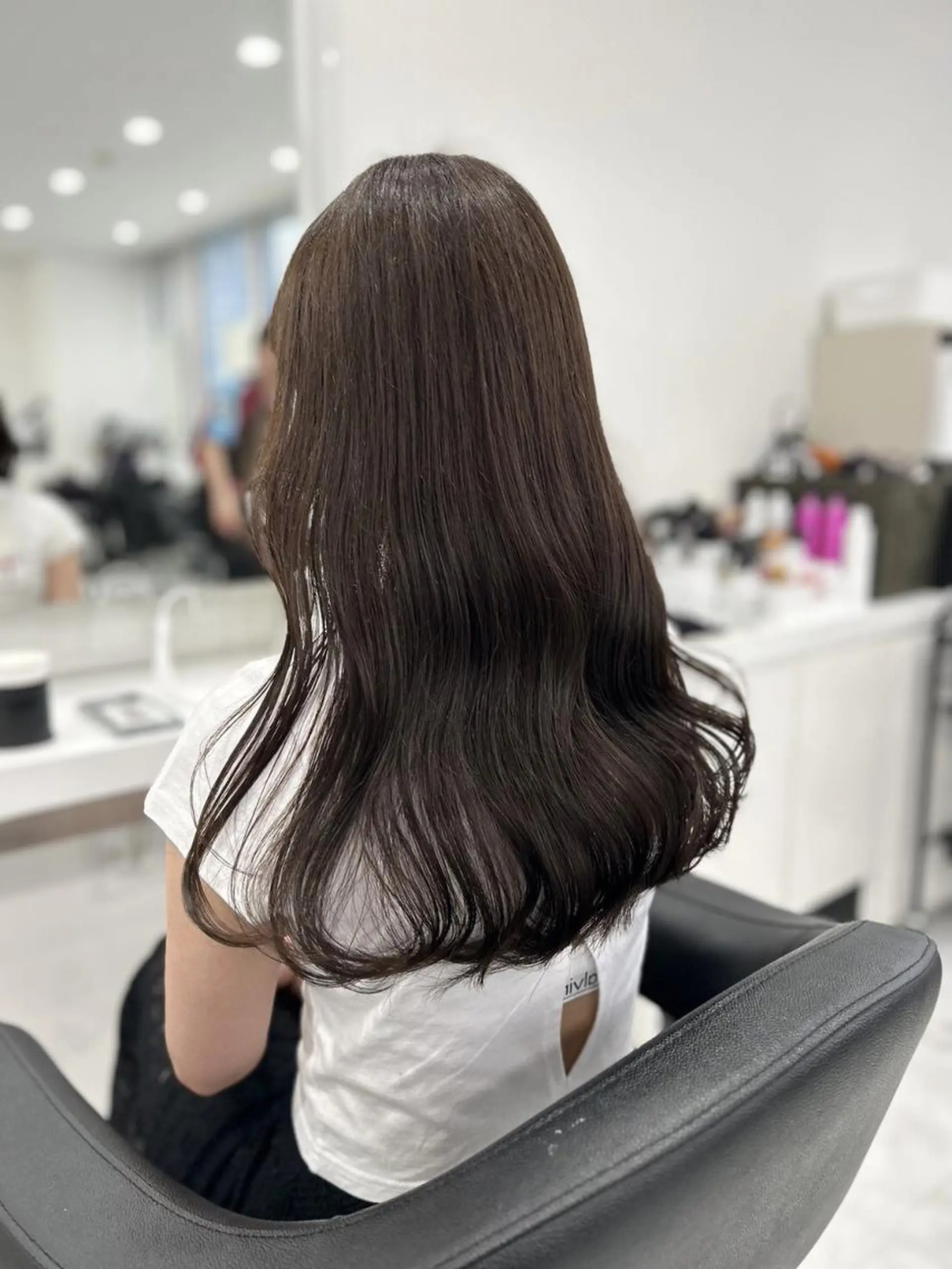 カラー 冬髪❄️韓国透明感 カラー❄️福岡天神のヘアスタイル