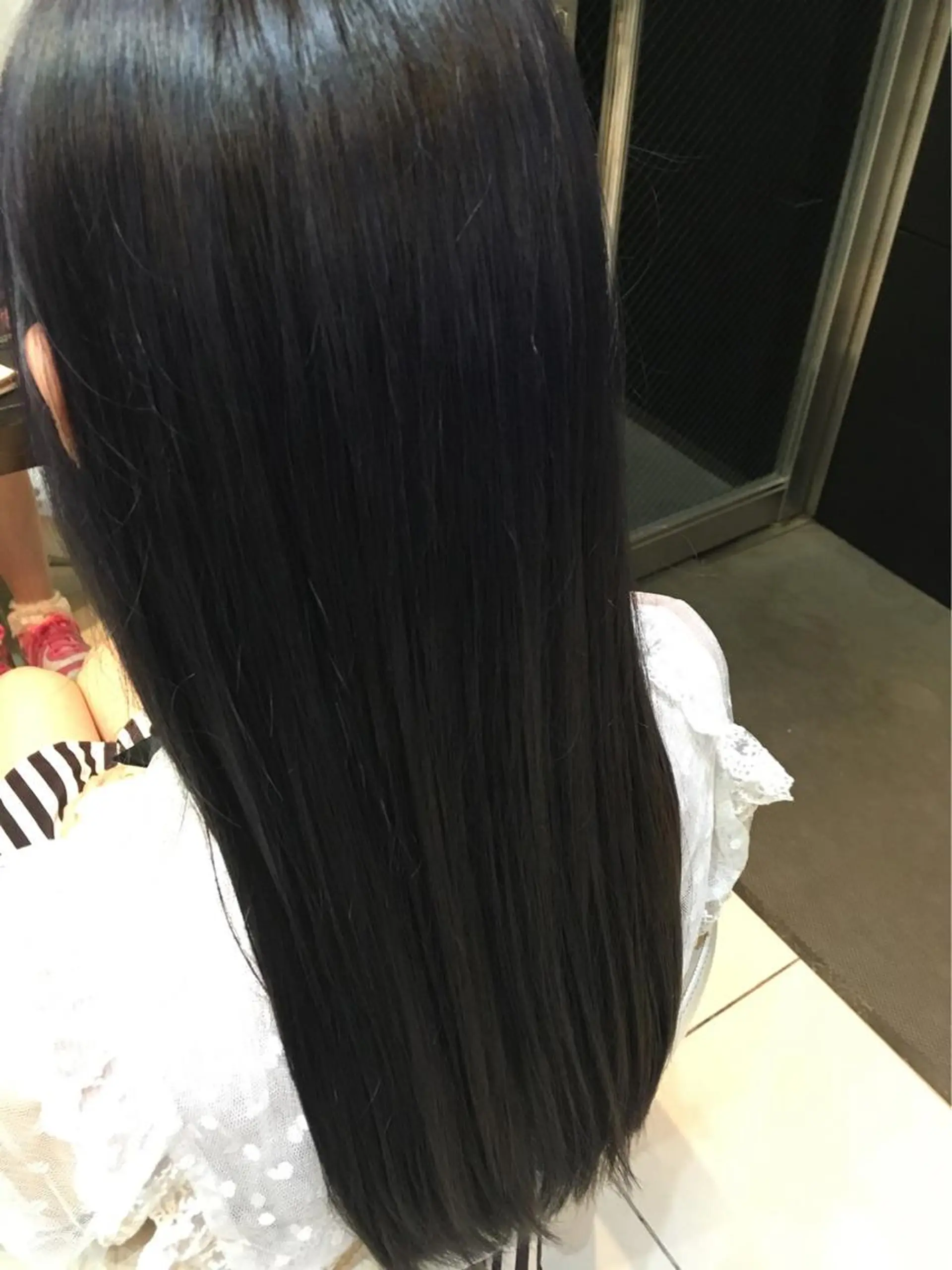 ロング カラー 縮毛矯正 Lauburu渋谷 officialのヘアスタイル