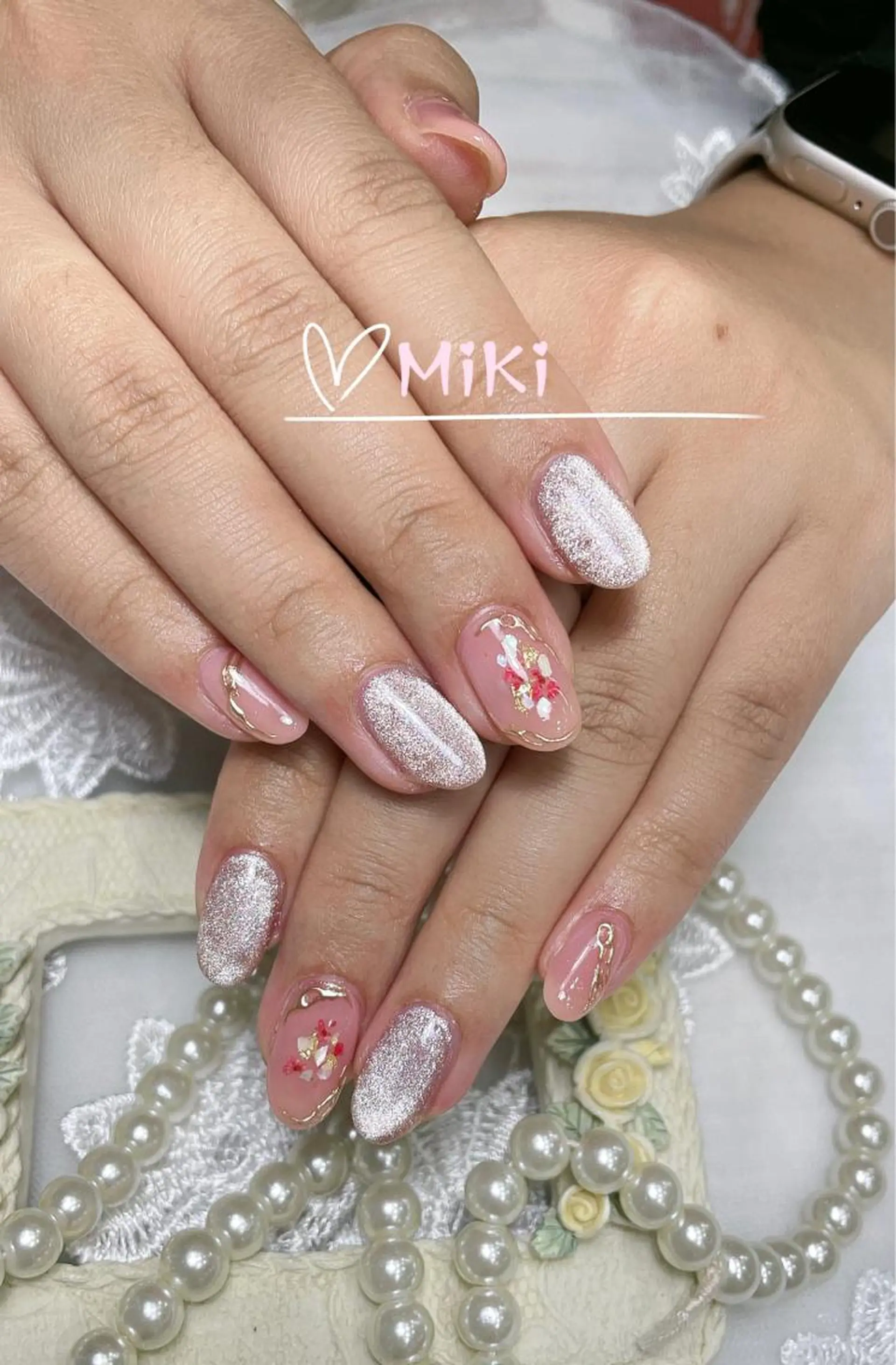 ネイル ハンドネイル ハンドケア 🦋 MiKi 🦋 ネイルサロンのネイルデザイン