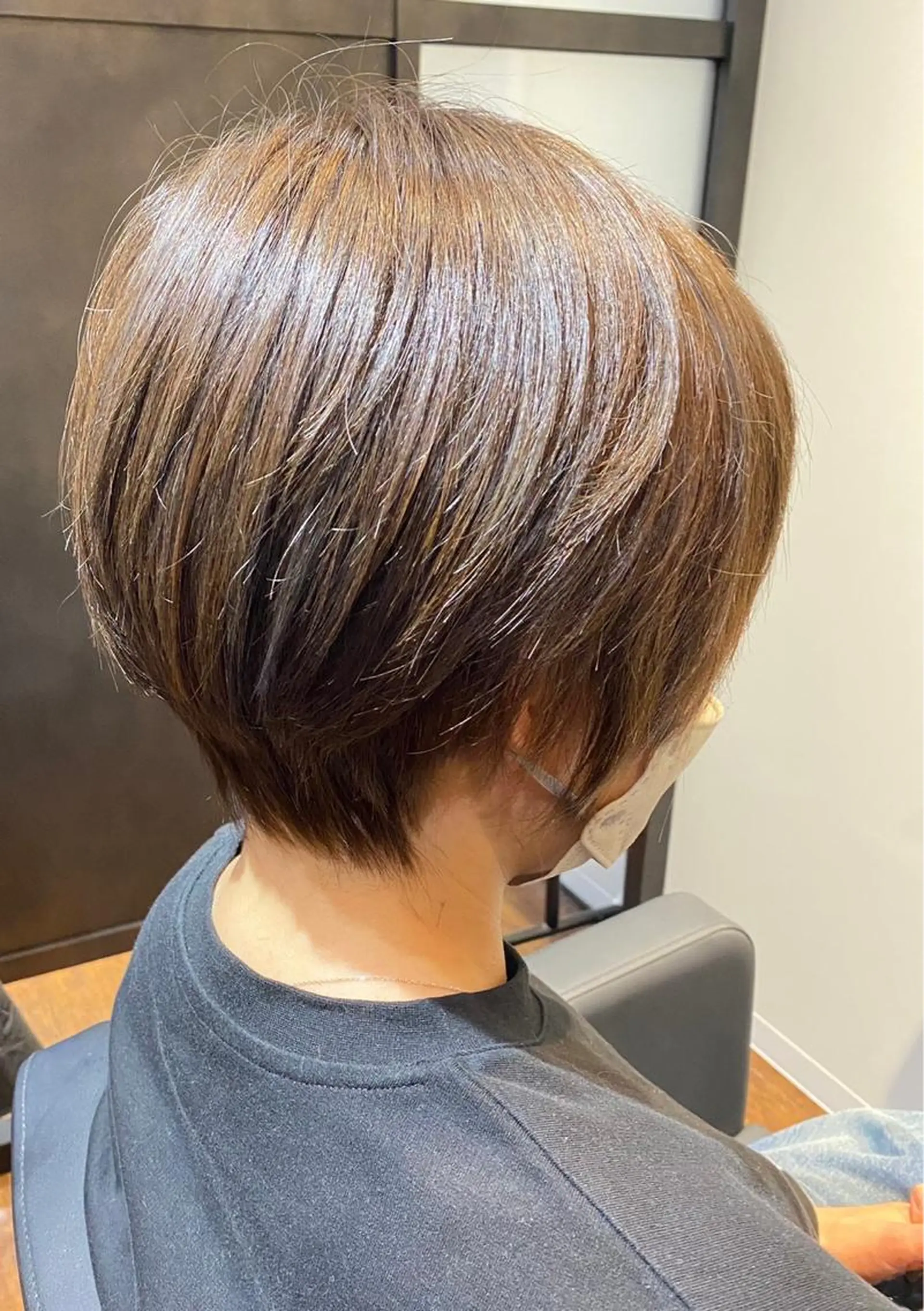 ショート 丸みショート ショートヘア カット ヘアカラー トリートメント N°number大分 ナンバーmikotoのヘアスタイル