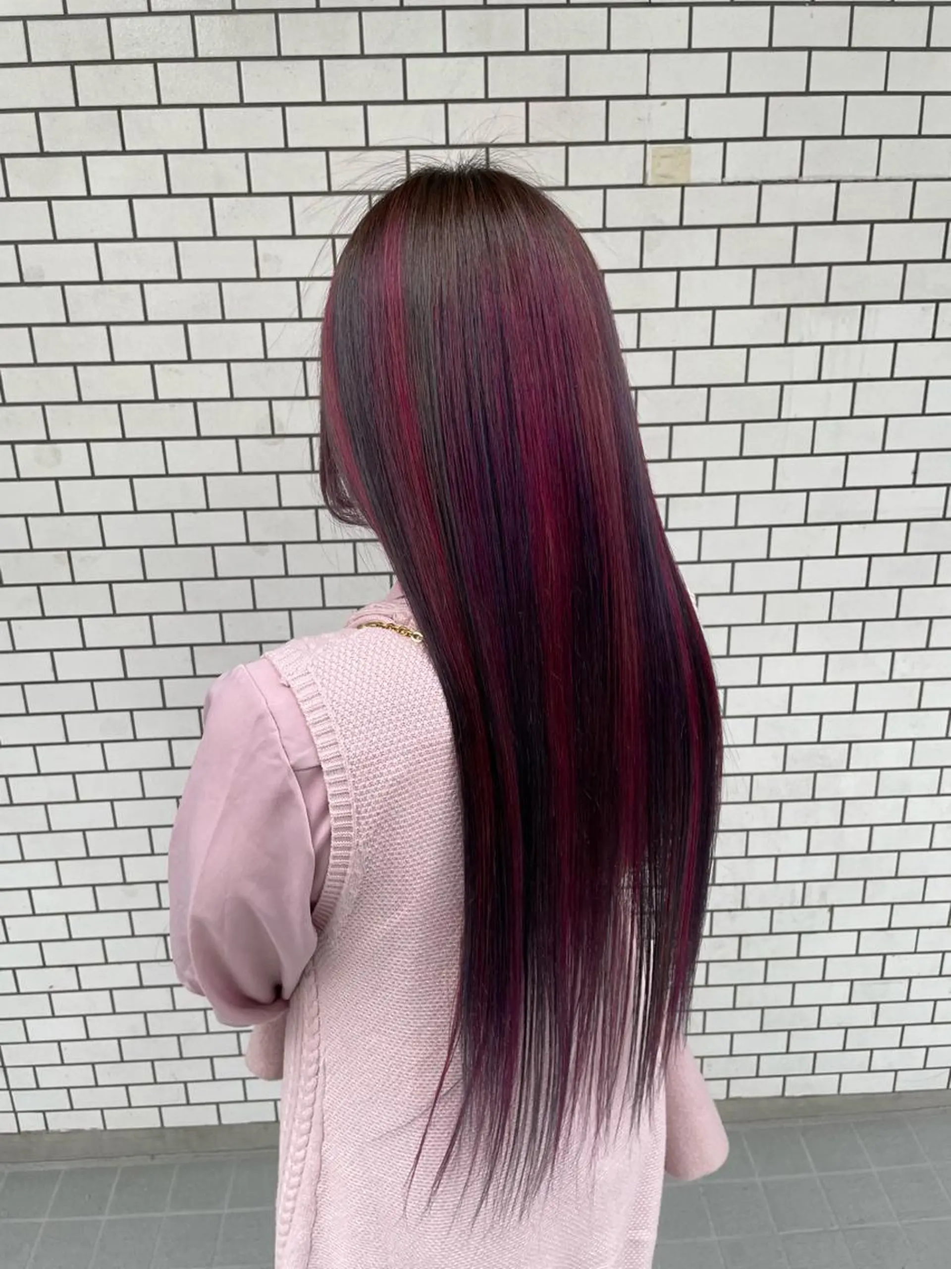 ロング カラー 中嶋 ナカジマのヘアスタイル