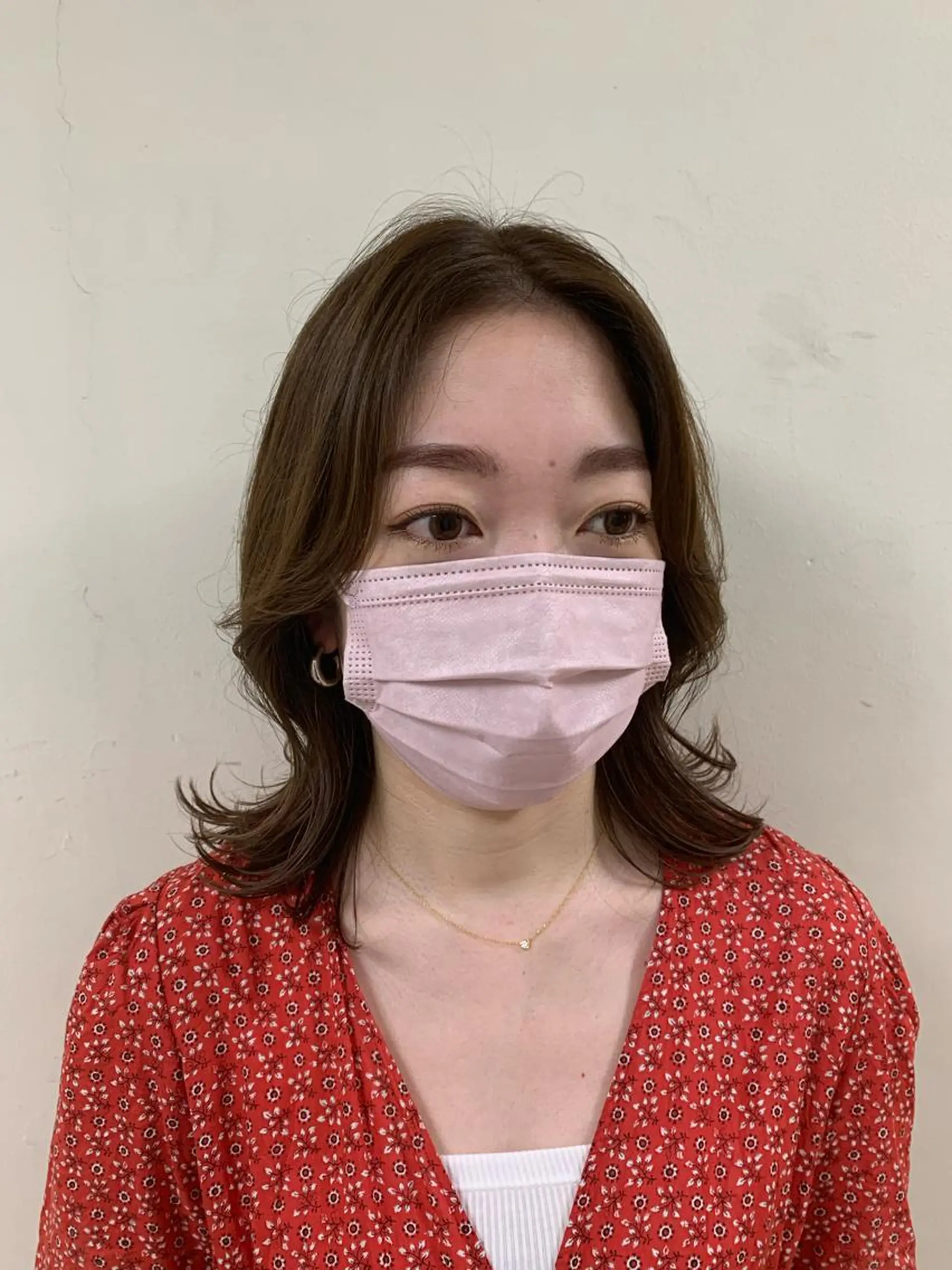 ミディアム カラー カット ヘアカラー トリートメント 梅田/茶屋町 sayakaのヘアスタイル