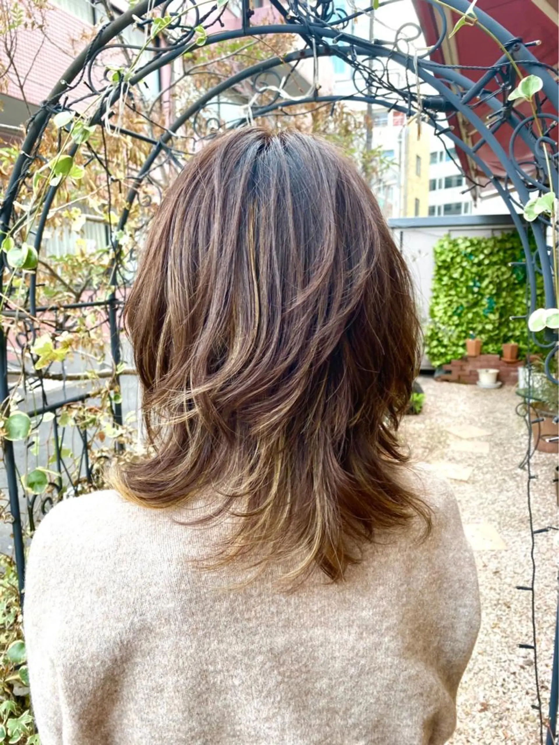 ミディアム カット ヘアカラー トリートメント 大姶良 友輝の眉毛・アイブロウイメージ