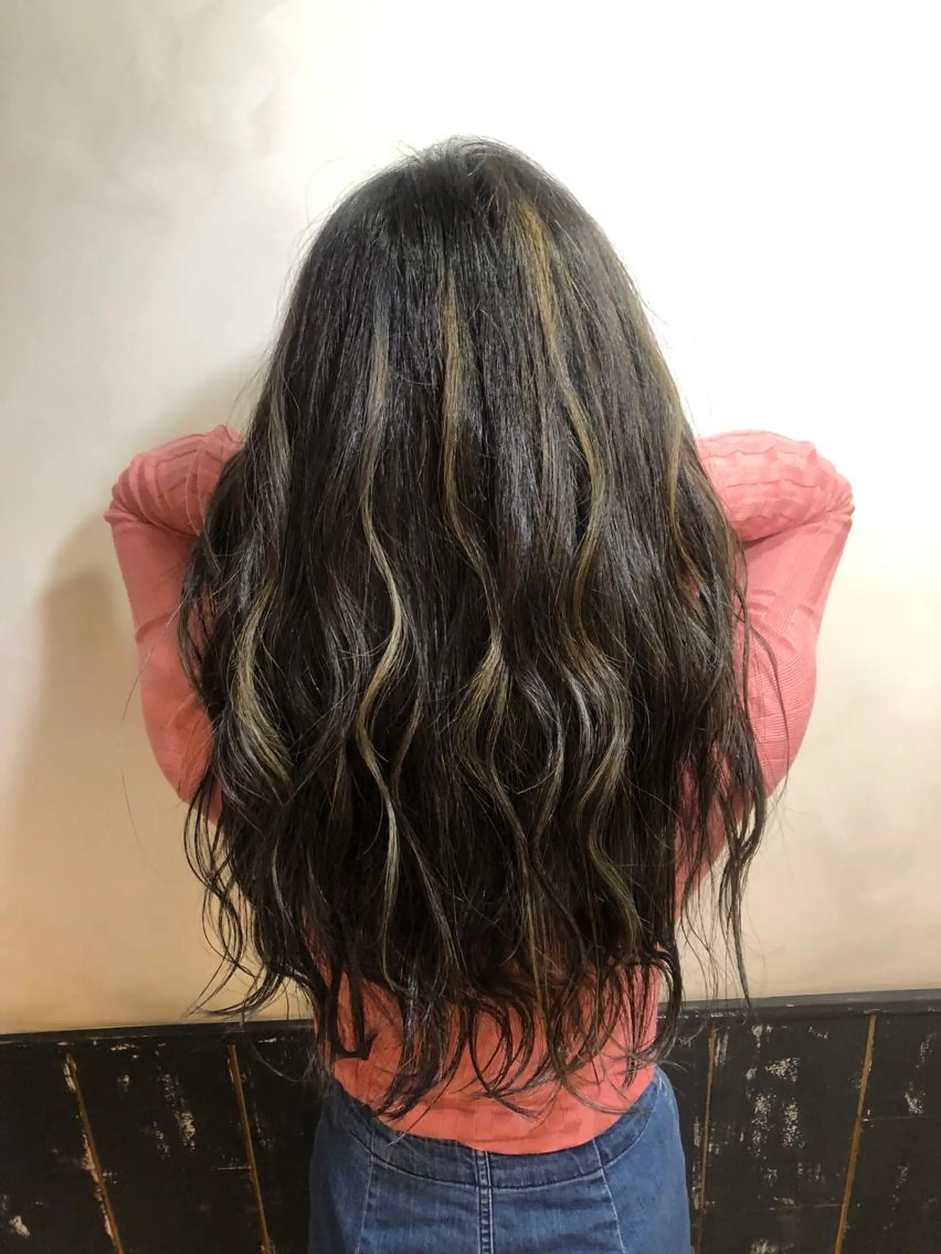 ロング カラー ヘアアレンジ ハイライトカラー ハイライト カット ヘアカラー トリートメント AUBE HAIRazul吉祥寺所属・綺麗な髪質にしたい方 限定🌈清水 祥のヘアスタイル