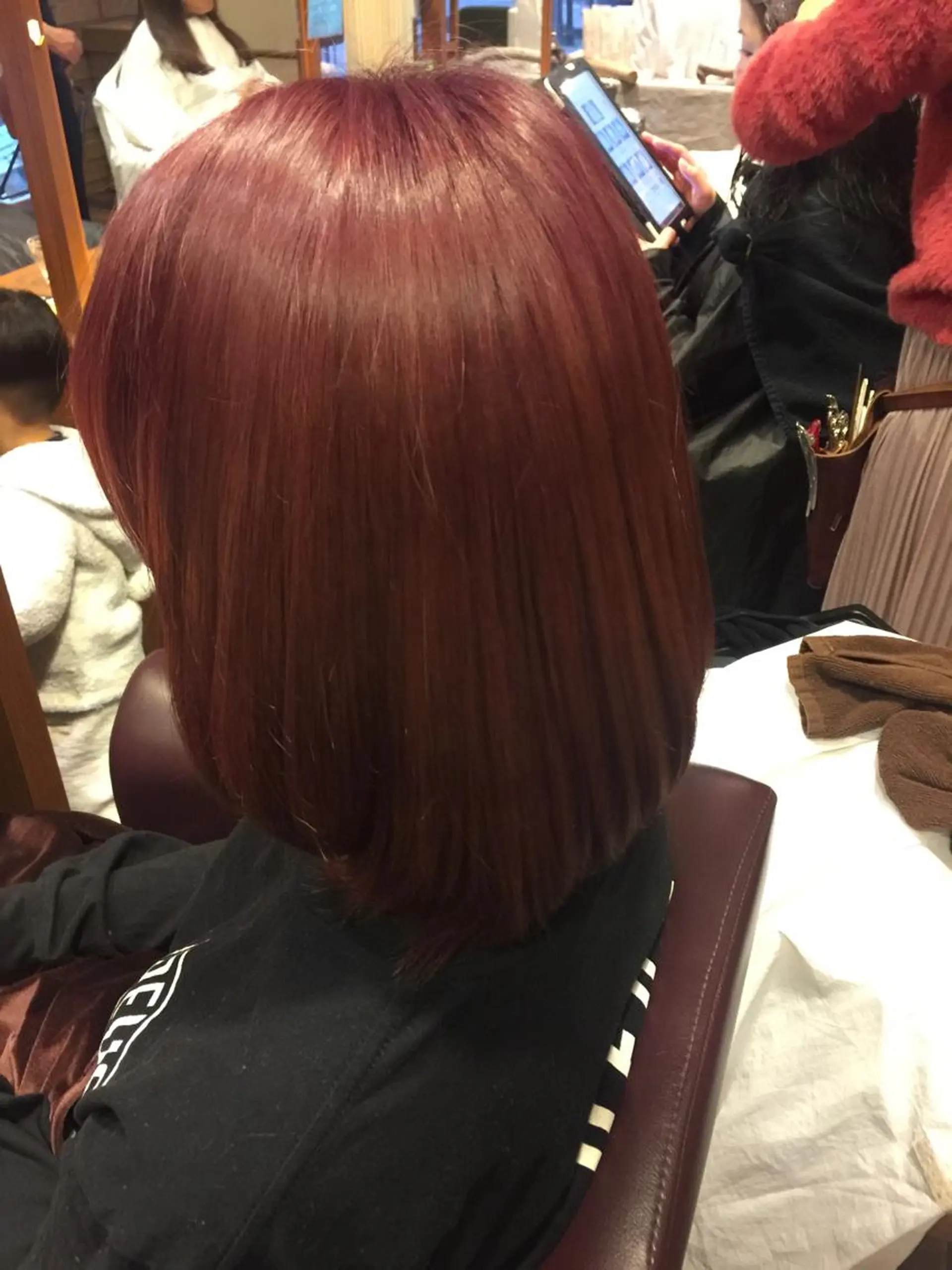 ミディアム カラー ピンクカラー ピンクパープル パープルカラー ◆◇◆ナカハマ アキト◆◇◆のヘアスタイル
