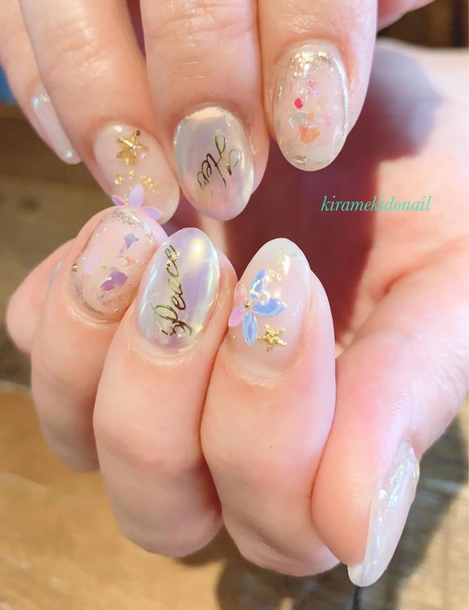 ネイル ハンドネイル kiramekido nail salon所属・林 禅のネイルデザイン