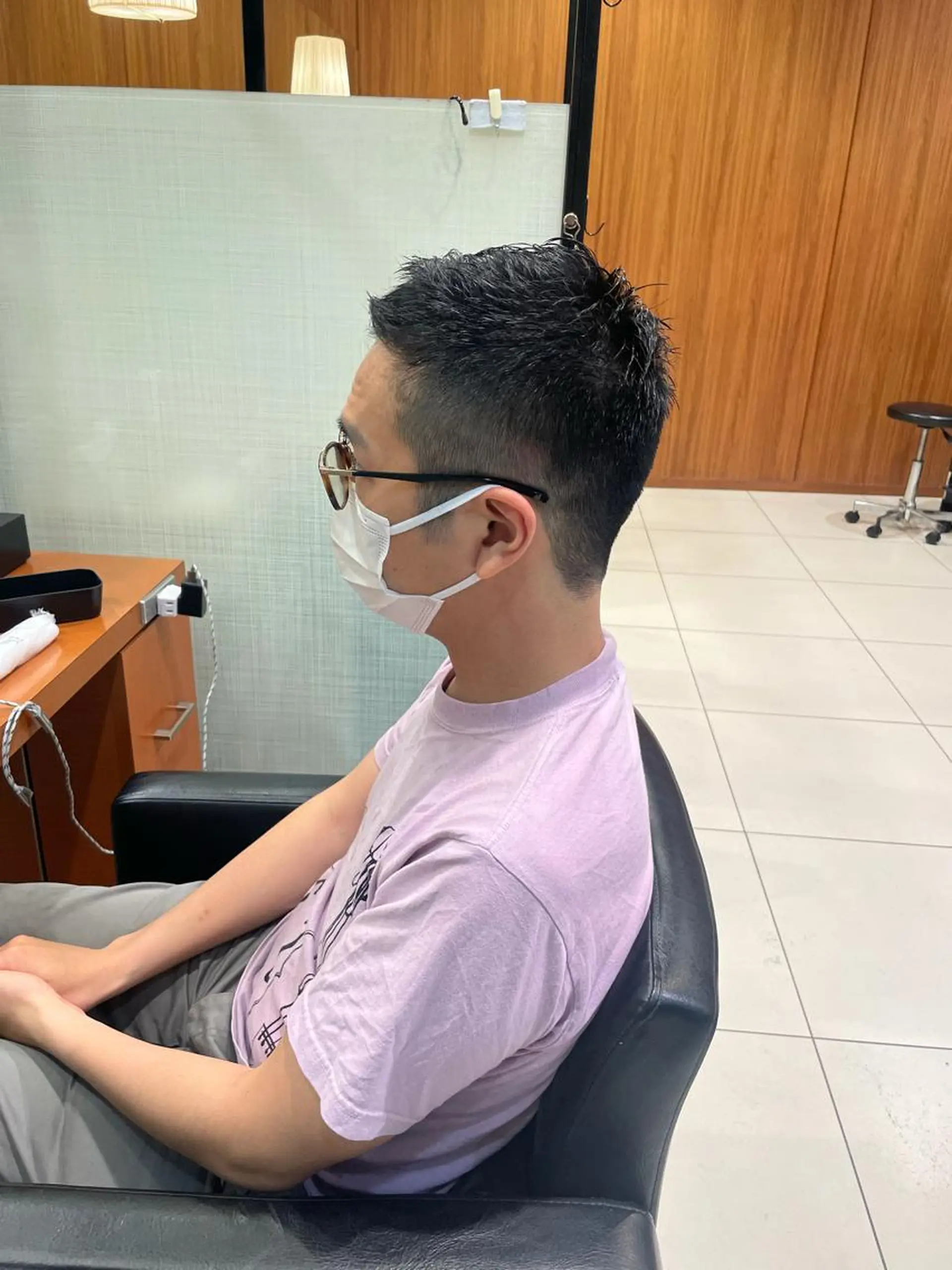 ショート メンズ 髙田 千華 レディースカットのヘアスタイル