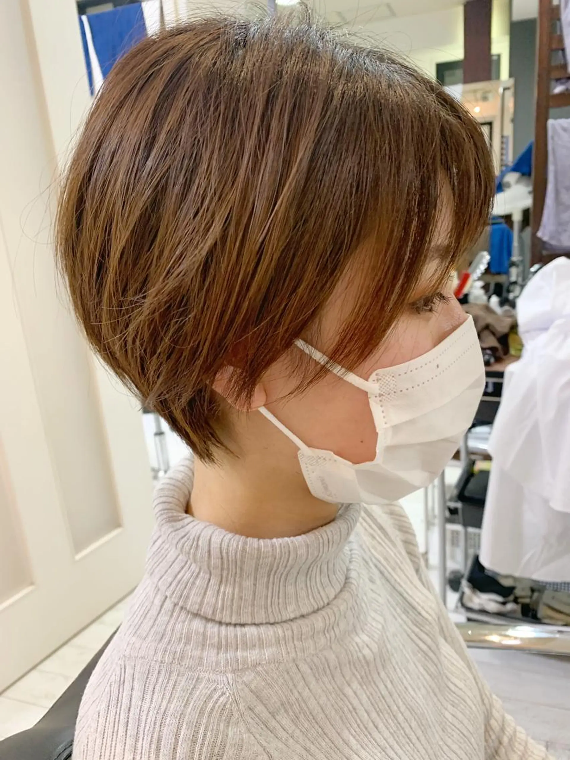 ショート ショートヘア カット マルナ本店 ペコのヘアスタイル
