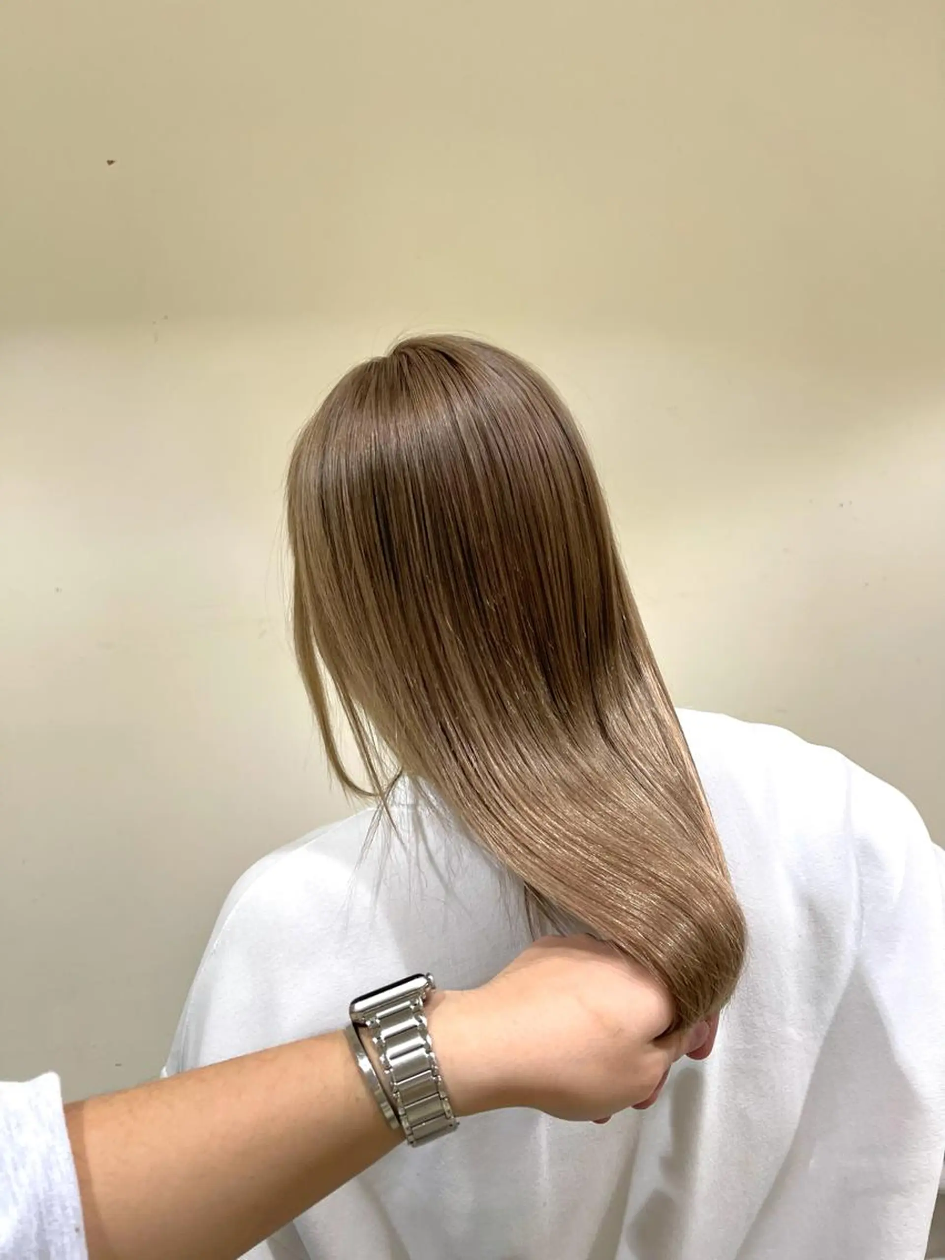 セミロング トリートメント オーブヘアカメリア枚方店所属・AUBE HAIR 首藤優弥のヘアスタイル