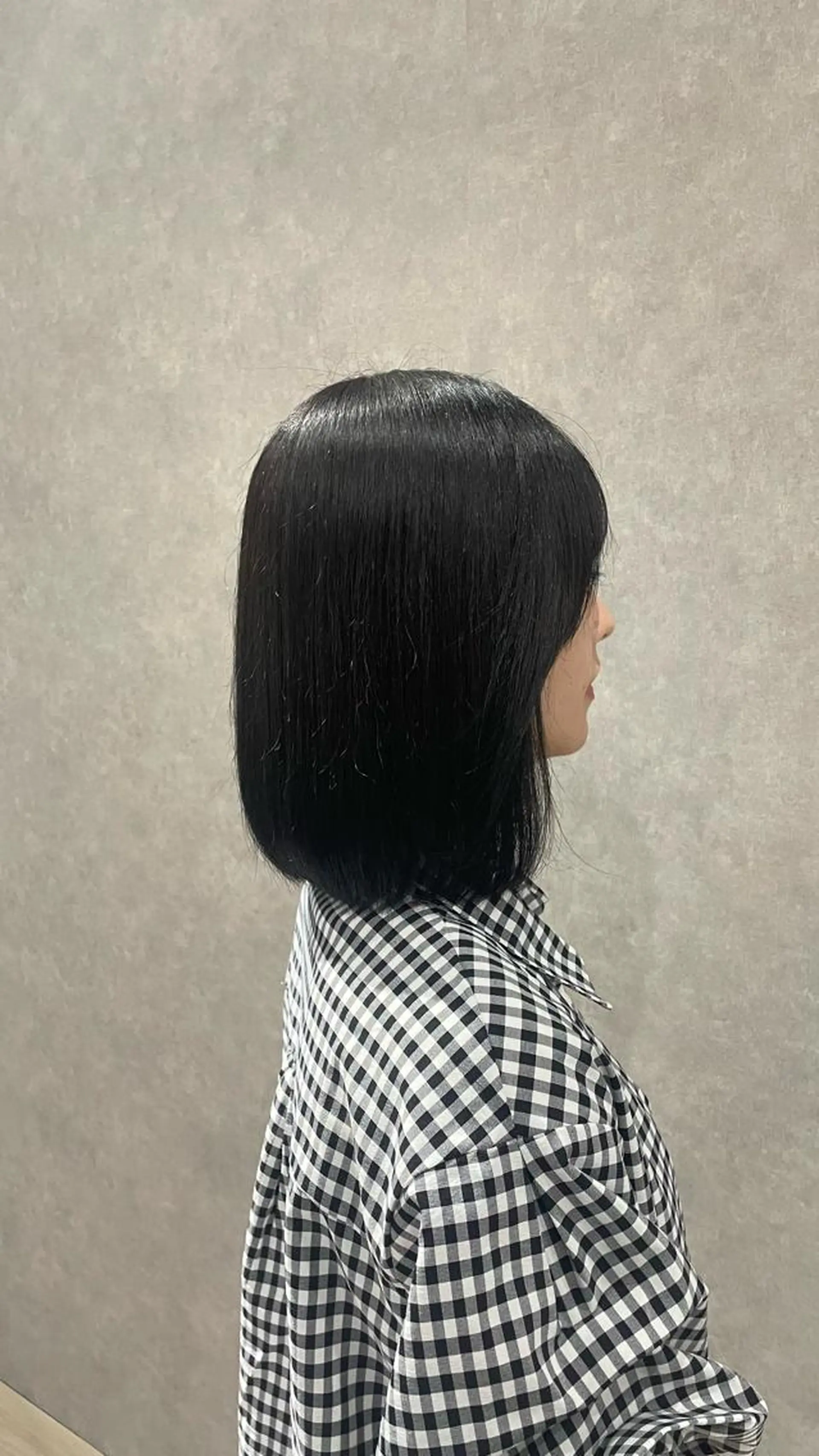 ミディアム カラー カット トリートメント つちくら あみのヘアスタイル