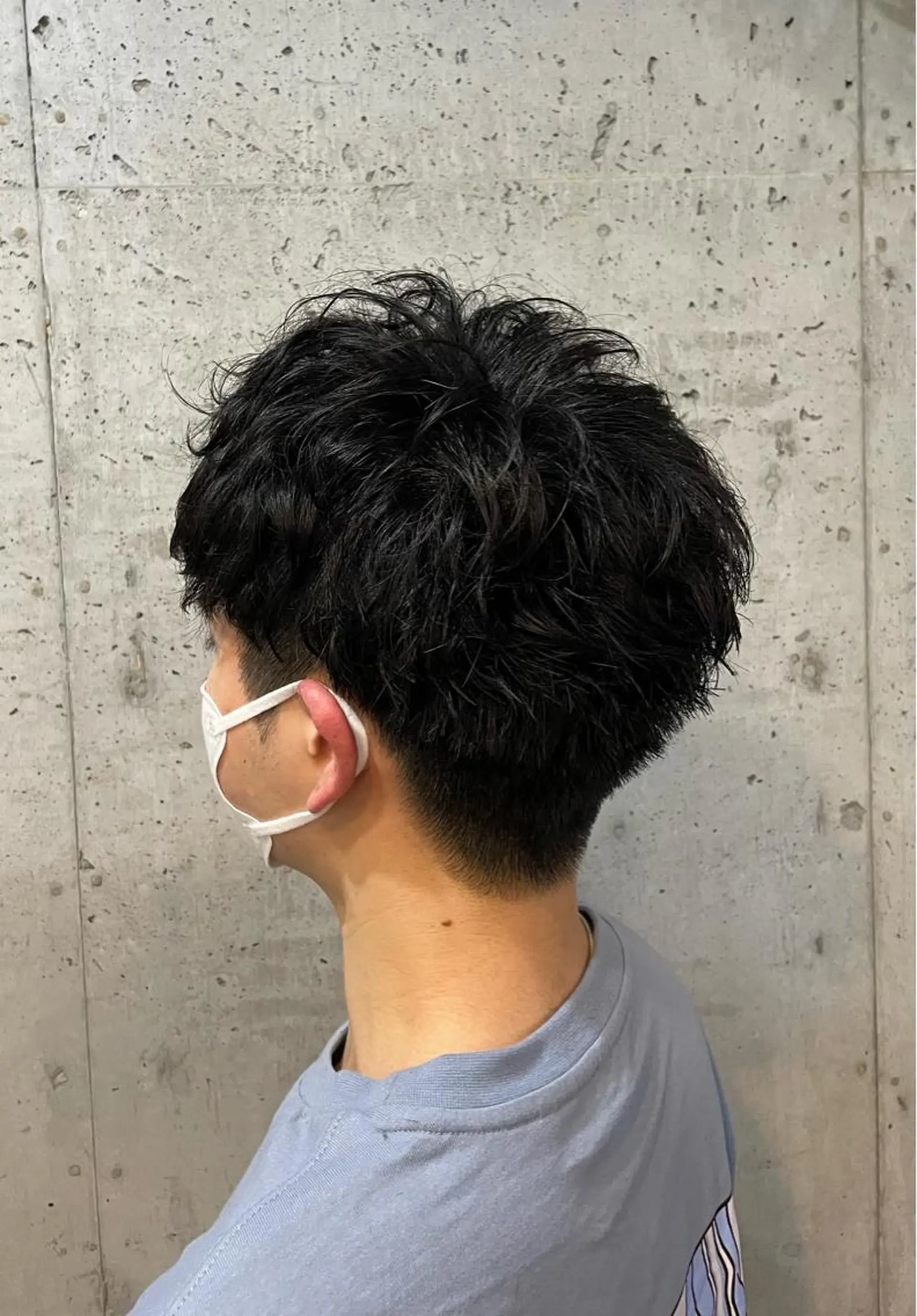 メンズ マッシュ メンズパーマ メンズツイストパーマ ツーブロック 刈り上げ カット ヘアセット フリーランスシェアサロンルレイル所属・心斎橋/メンズ /ルレイル/地形真希のヘアスタイル