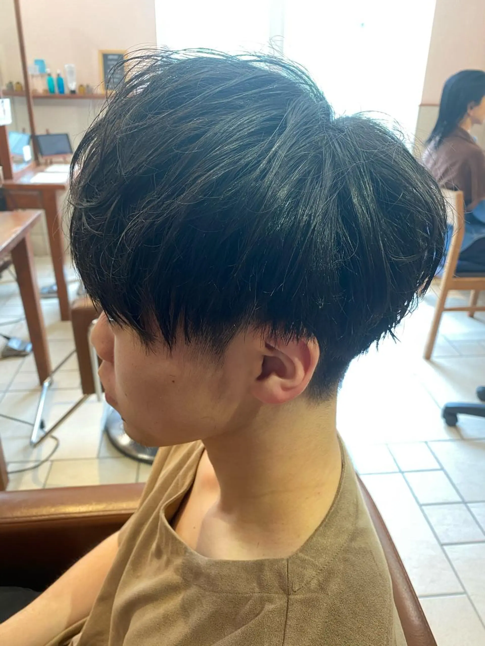 ショート カラー パーマ ヘアアレンジ メンズ メンズパーマの巨匠 鈴木純のヘアスタイル