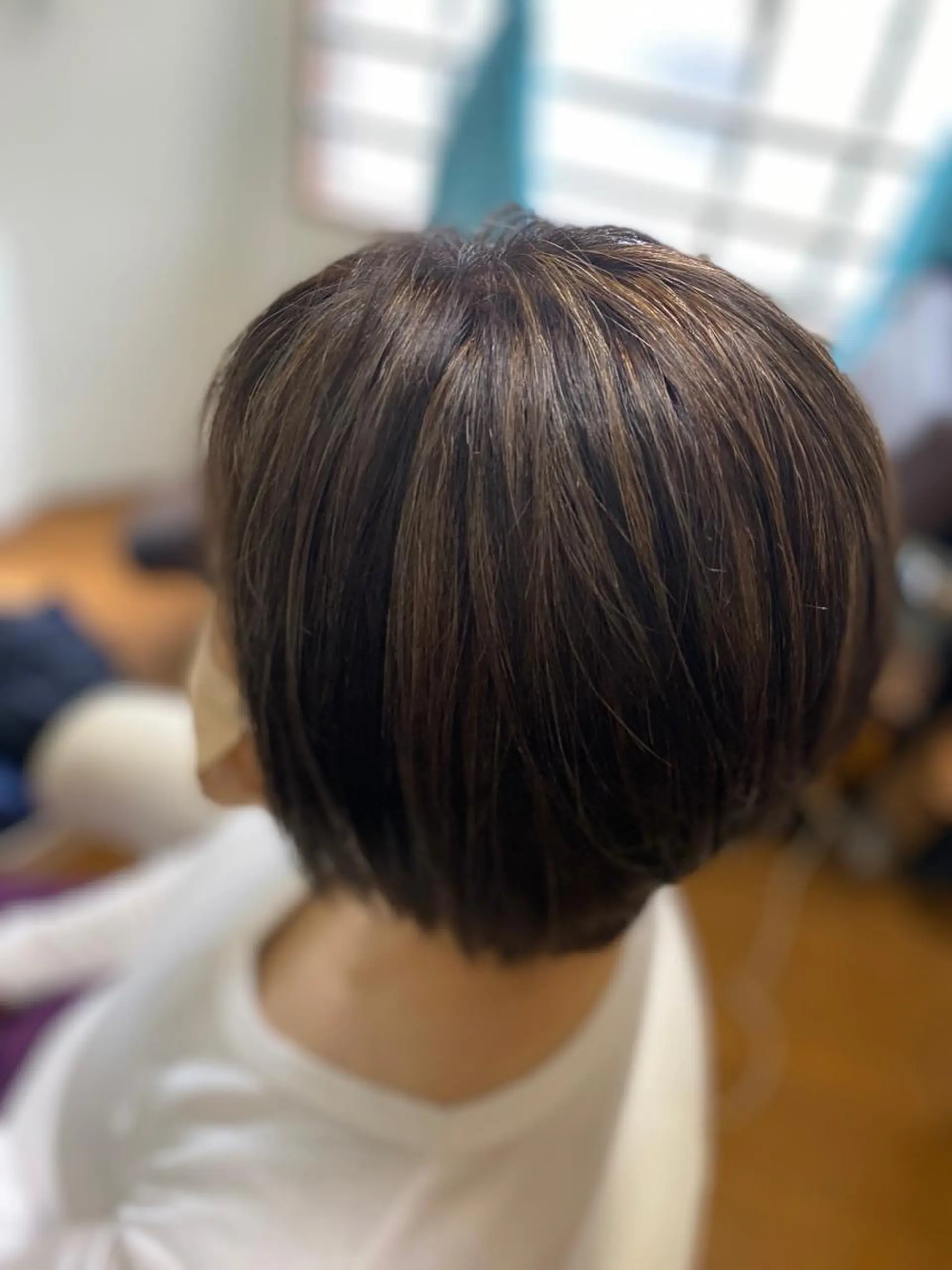 ショート カラー ハイライトカラー ハイライト hairmake Sakura松本真理のヘアスタイル