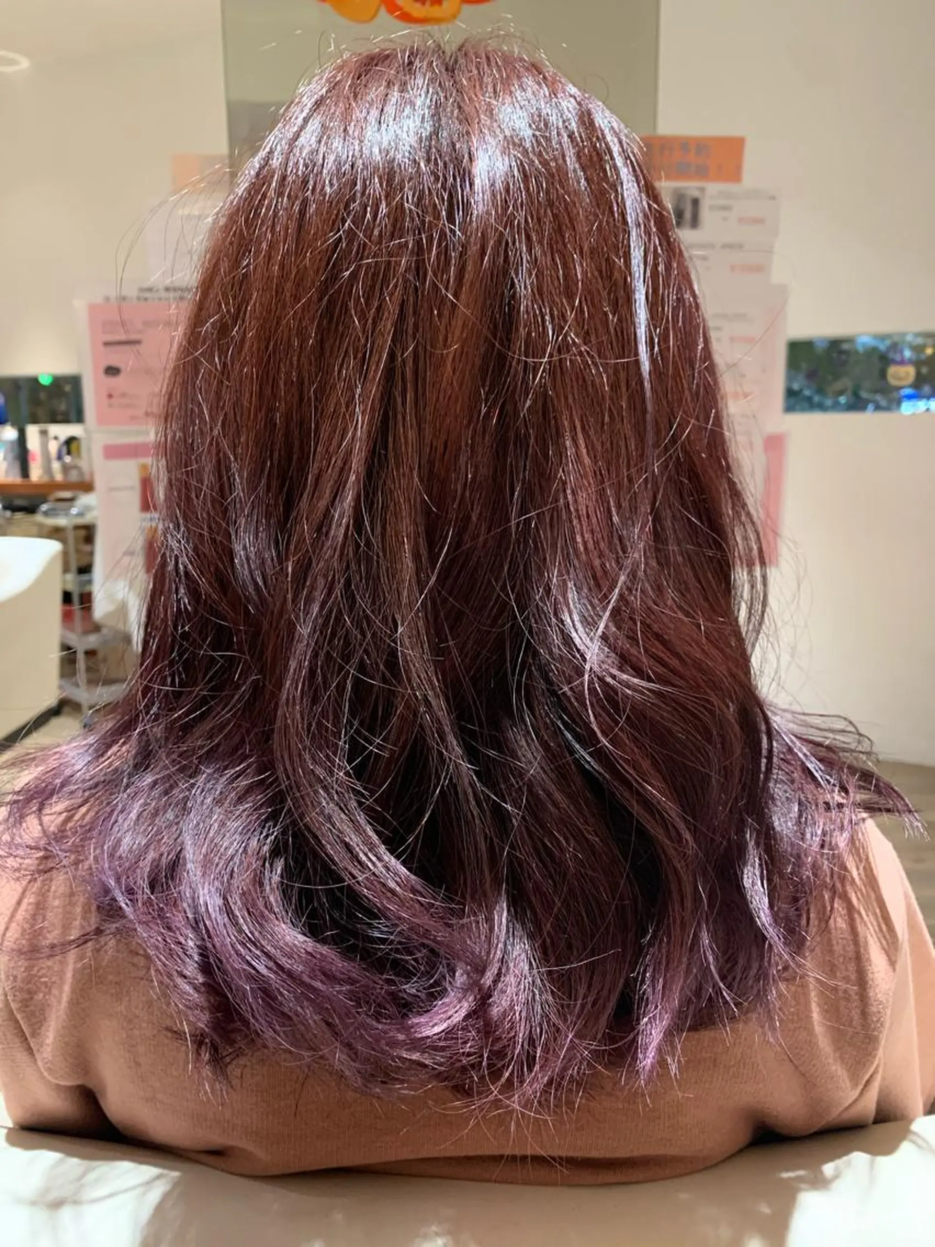 セミロング カット ヘアカラー AVANCE.セブンパーク天美松原店所属・髪質改善/レイヤー ✨平沼佑麻✨のヘアスタイル