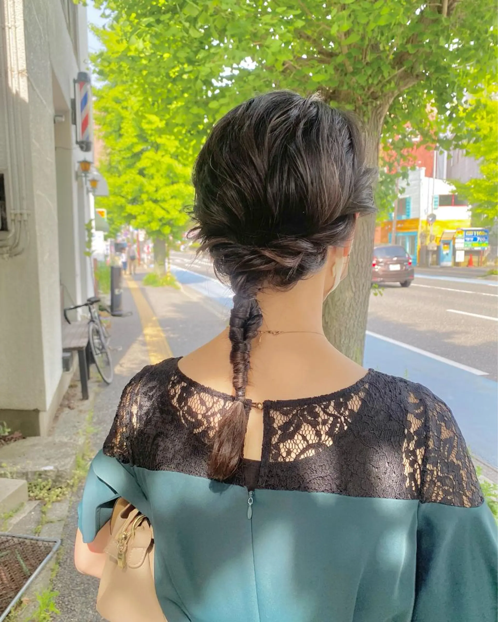 セミロング 小日向 沙織のヘアスタイル