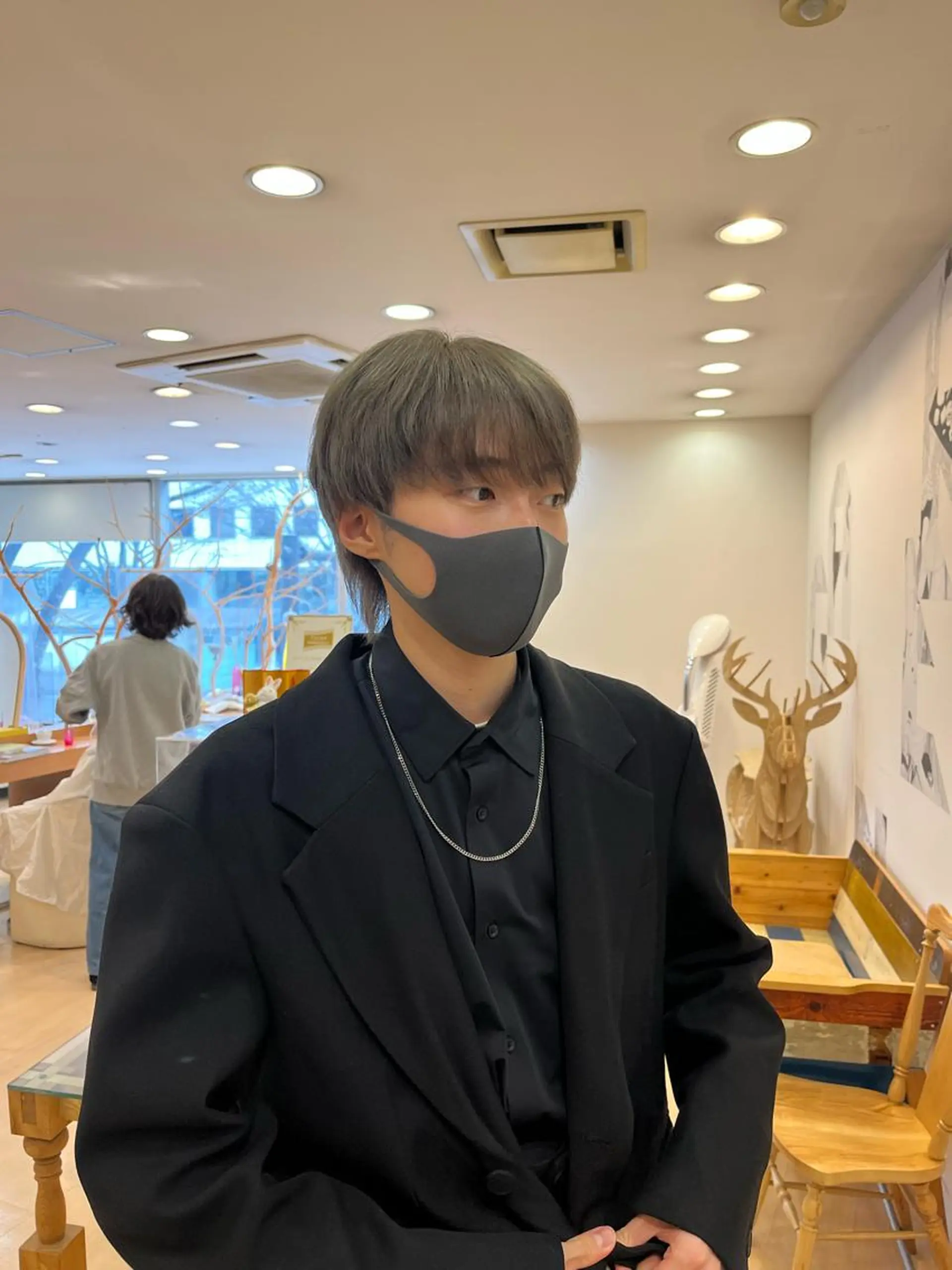 カラー メンズ メンズハイトーン ハイトーンカラー カット ヘアカラー トリートメント 💠つたふうか/ 韓国/メンズヘア💠のヘアスタイル