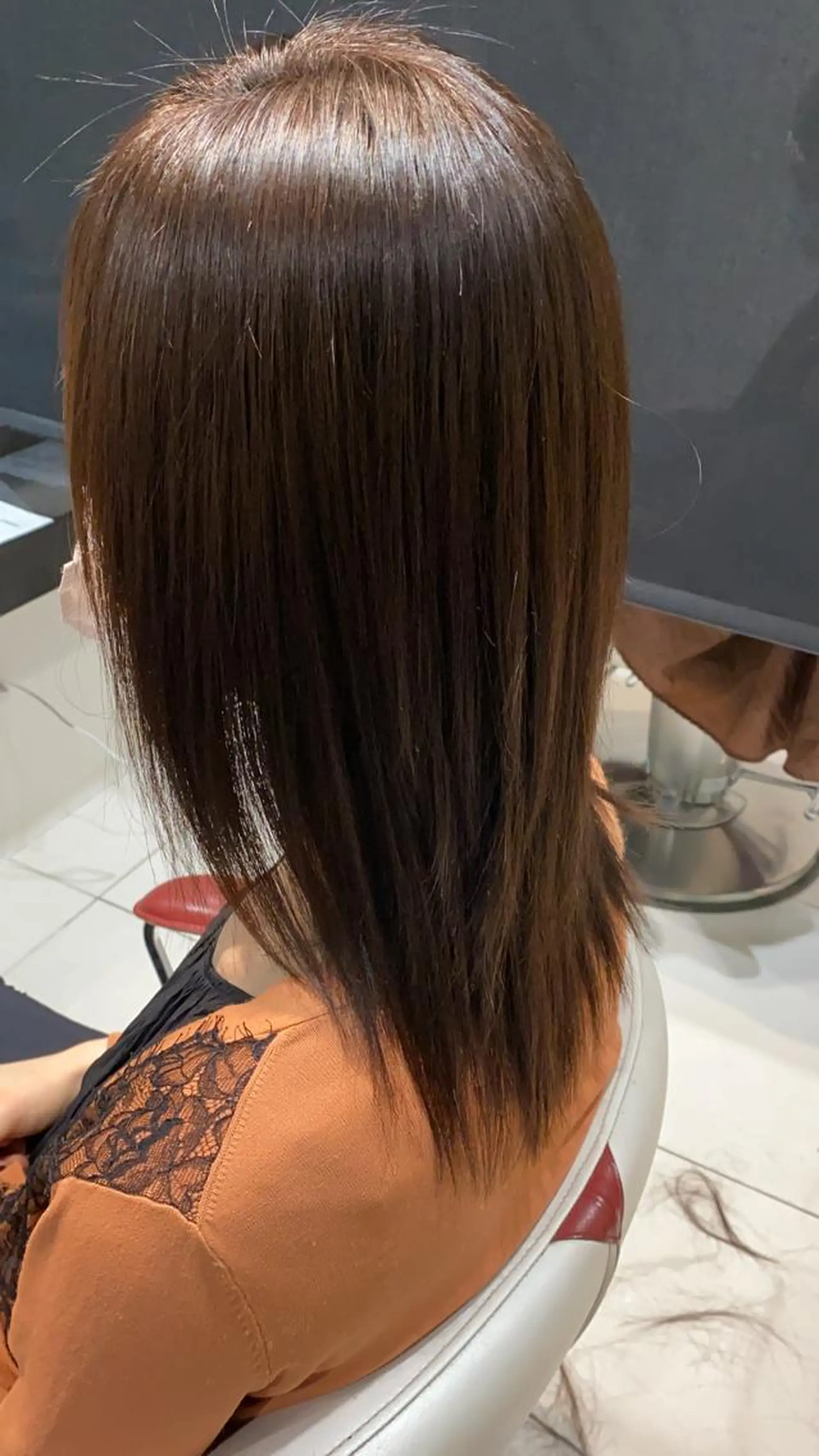 ミディアム カット 縮毛矯正 トリートメント ヘッドスパ ヘアセット 艶髪&韓国風パーマ は是非⭐︎新島英猛のヘアスタイル