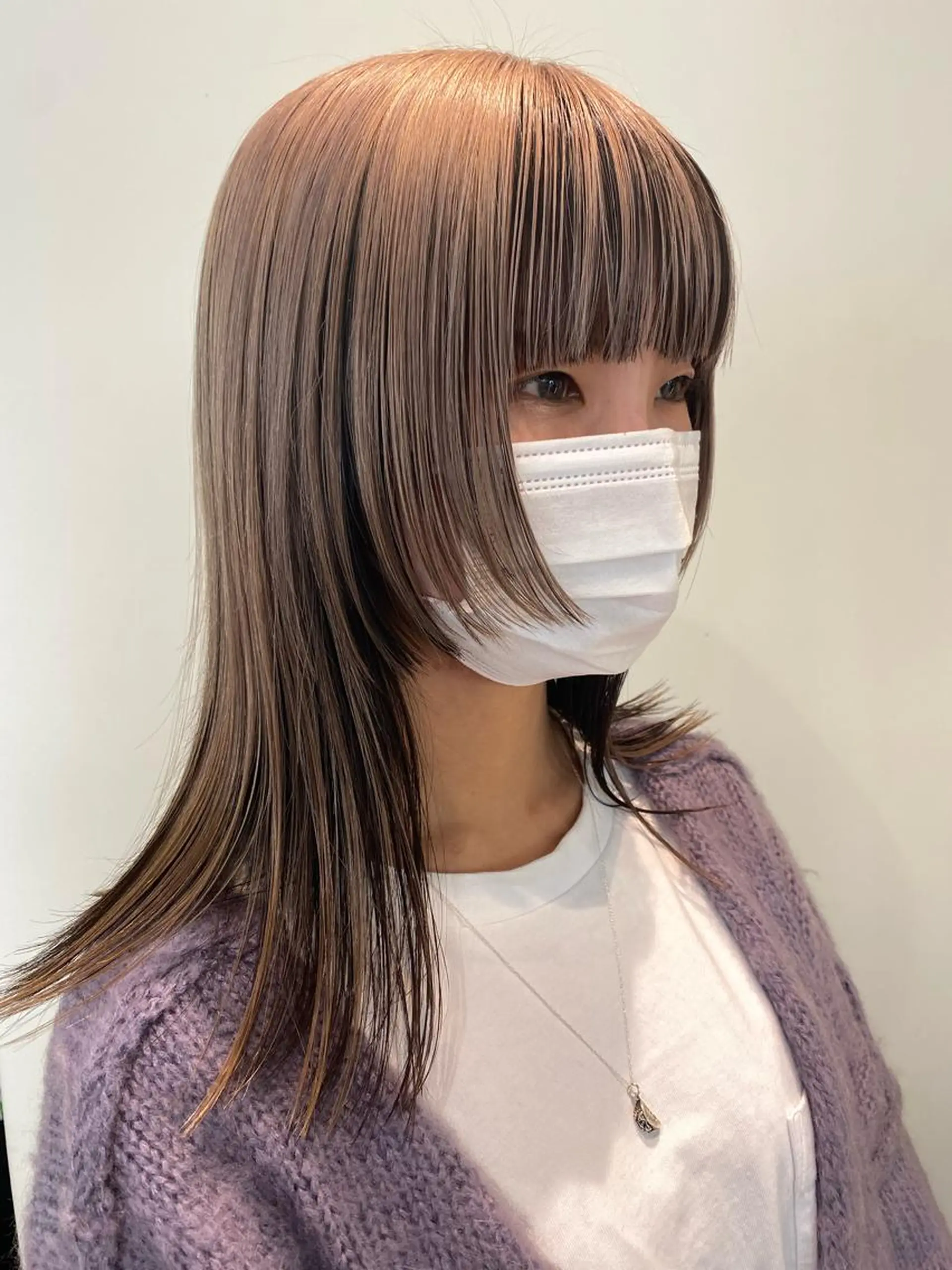 ロング カラー ダブルカラー ブリーチ/kaitoのヘアスタイル