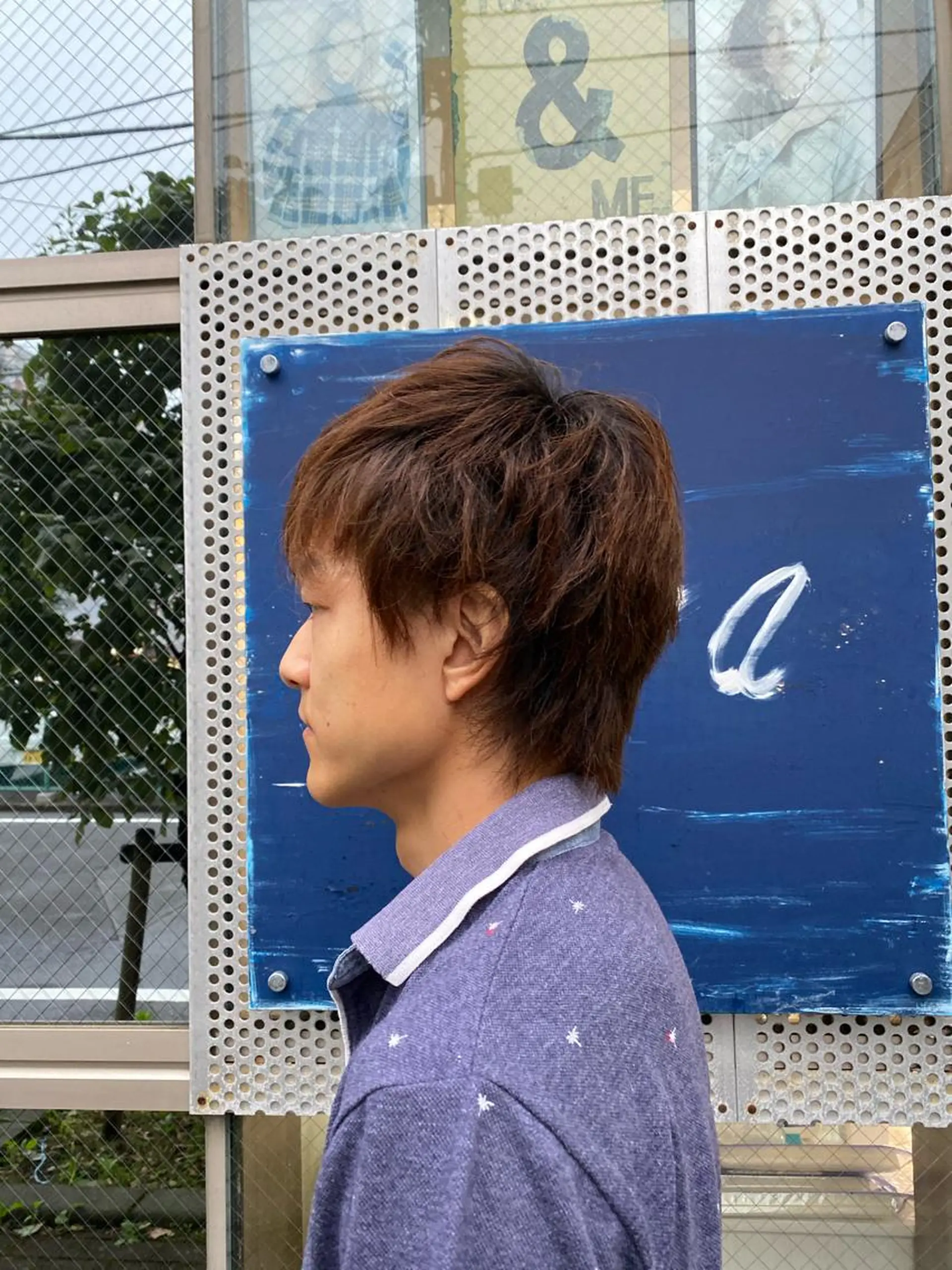 ミディアム メンズ ツーブロック メンズウルフカット ウルフカット sora所属・廣瀬 瞳のヘアスタイル