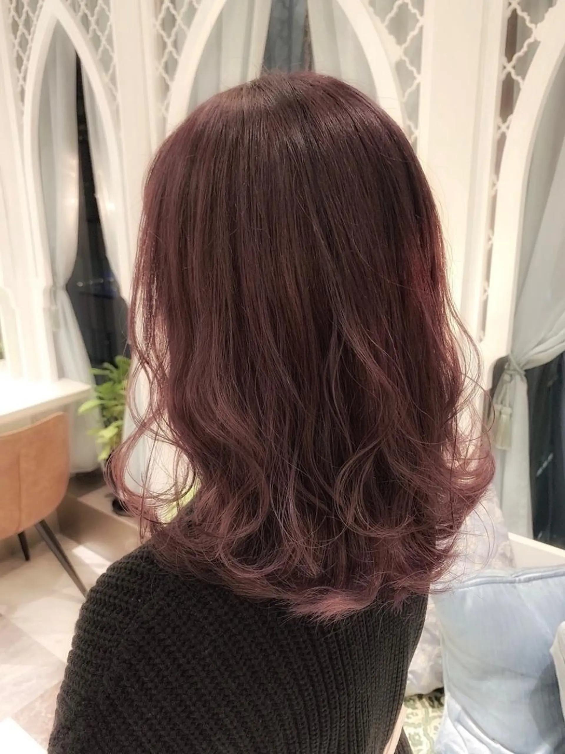 セミロング カラー ヘアカラー トリートメント ロンドクラン所属・💎似合わせカラー 💎石濱俊介のヘアスタイル